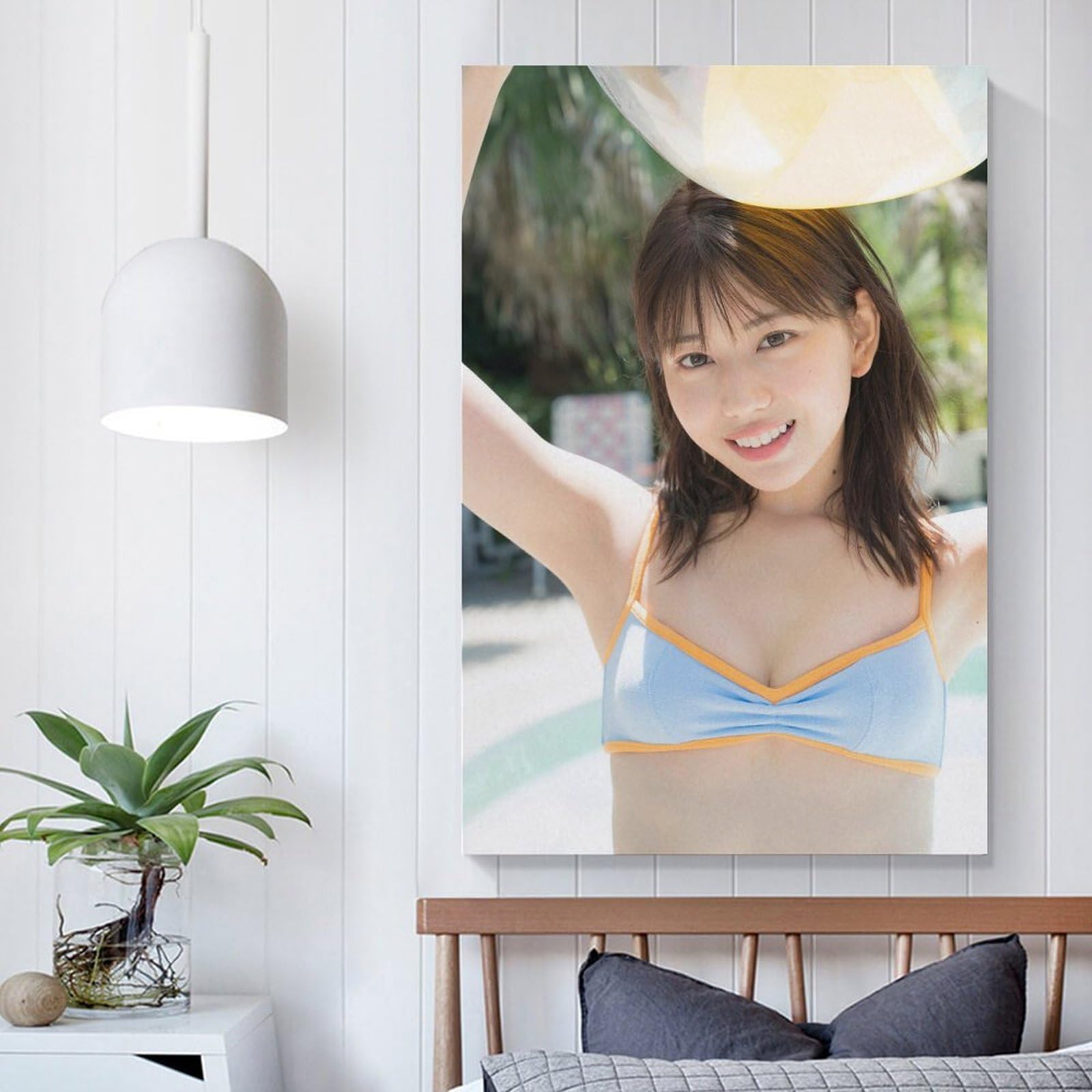 Amazon.co.jp: 白石まゆみ キャンバスアートポスター 水着写真ポスター