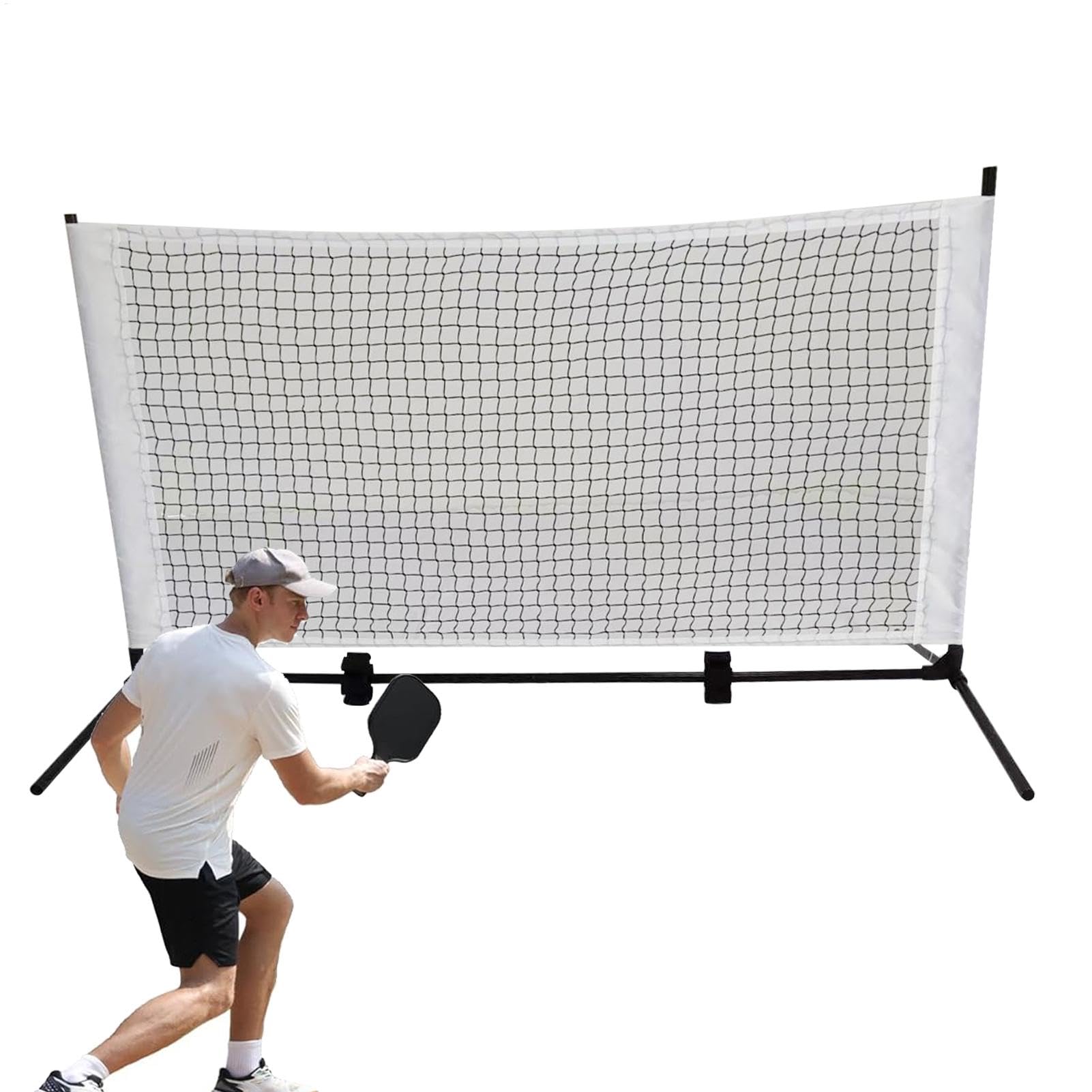Rete da allenamento per pickleball, Rete da allenamento per pickleball Rete | Attrezzatura domestica a installazione rapida, attrezzatura per sottaceti