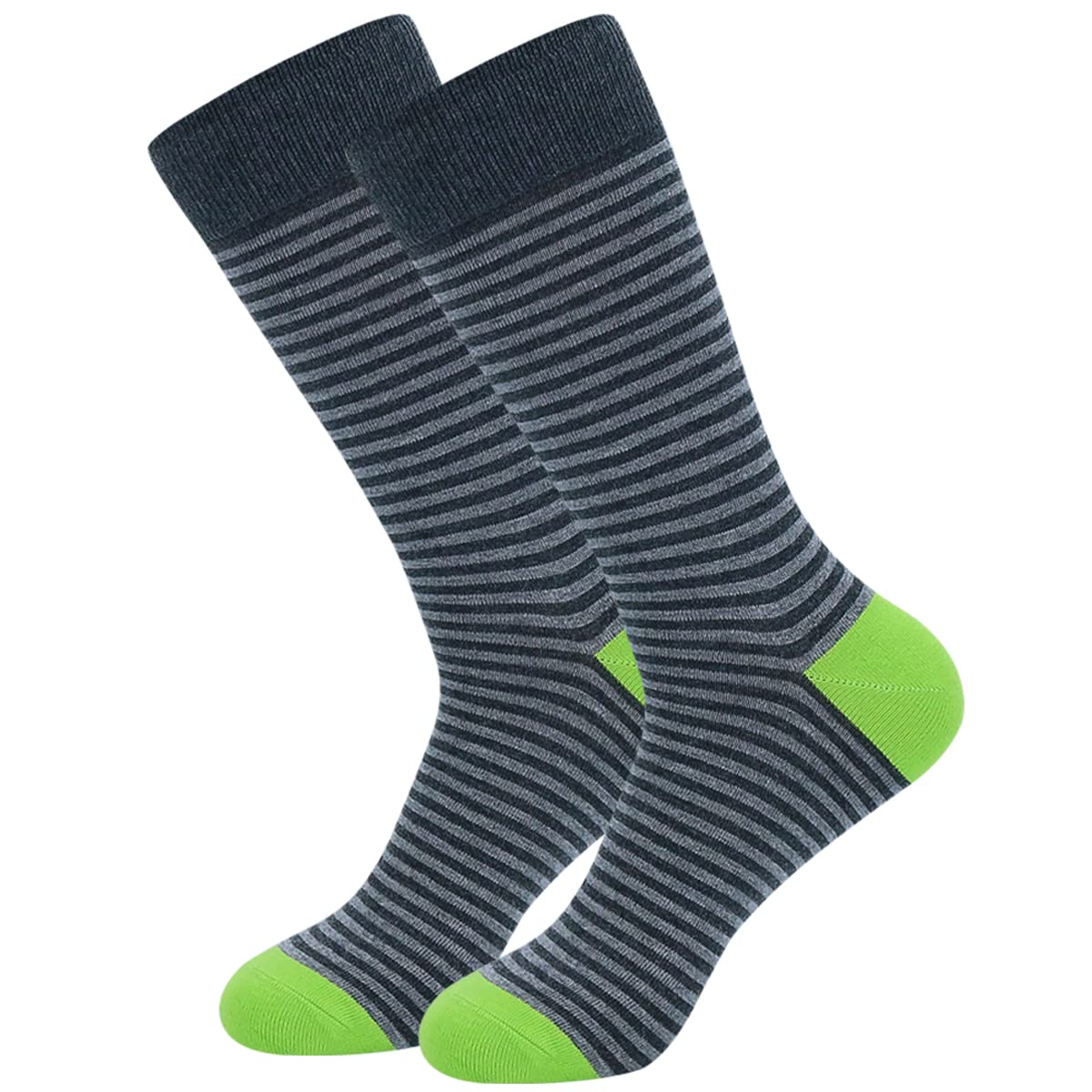 HHX YONLEE Calcetines de vestir 5/6/10 pares de calcetines de algodón colorido novedoso casual feliz divertido