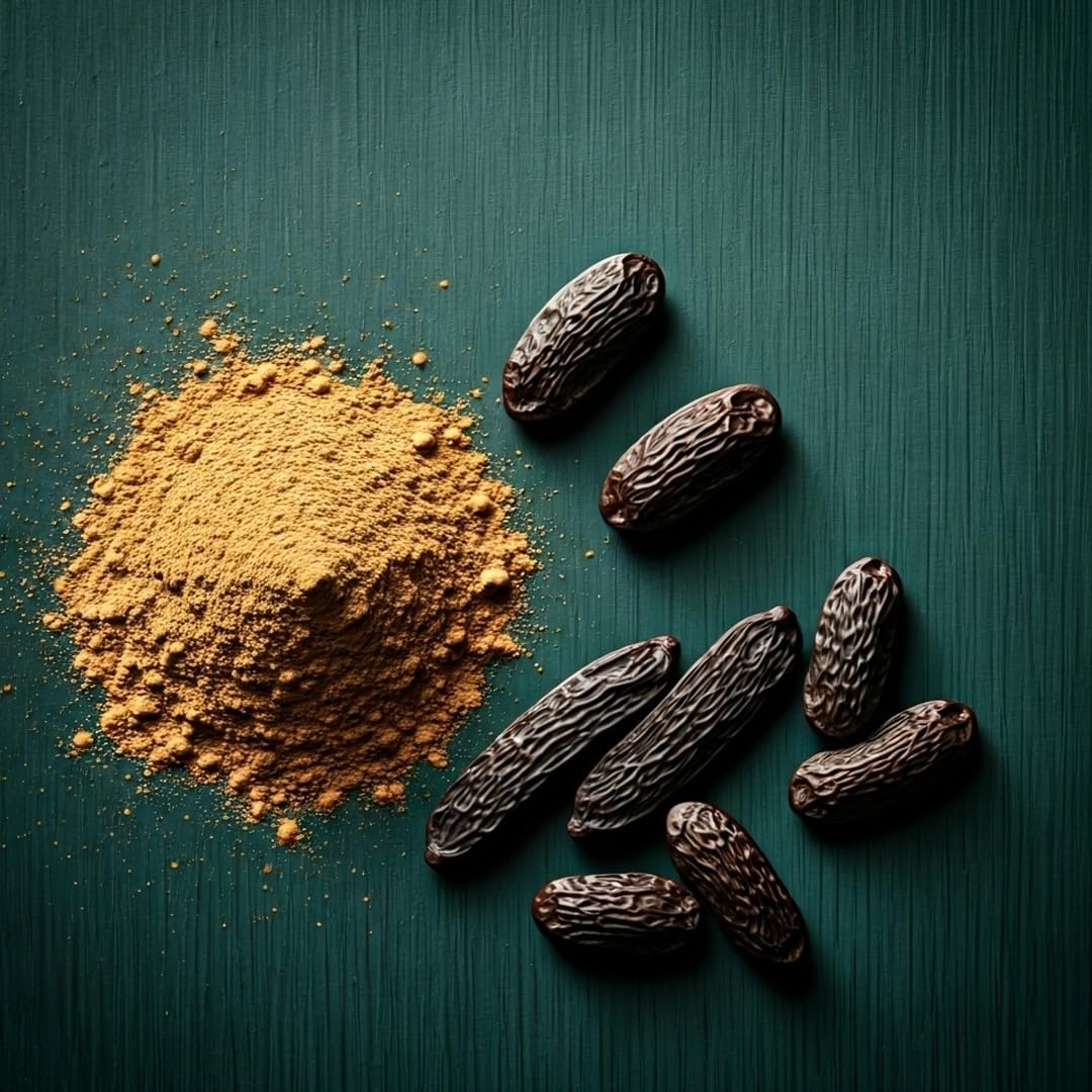 PerSaf Tonkabohne gemahlen 1 kg - 100% reine Tonka - intensives Vanille und Mandelaroma - für Backen Desserts Eis Schokolade und Gebäck - ohne Zusatzstoffe