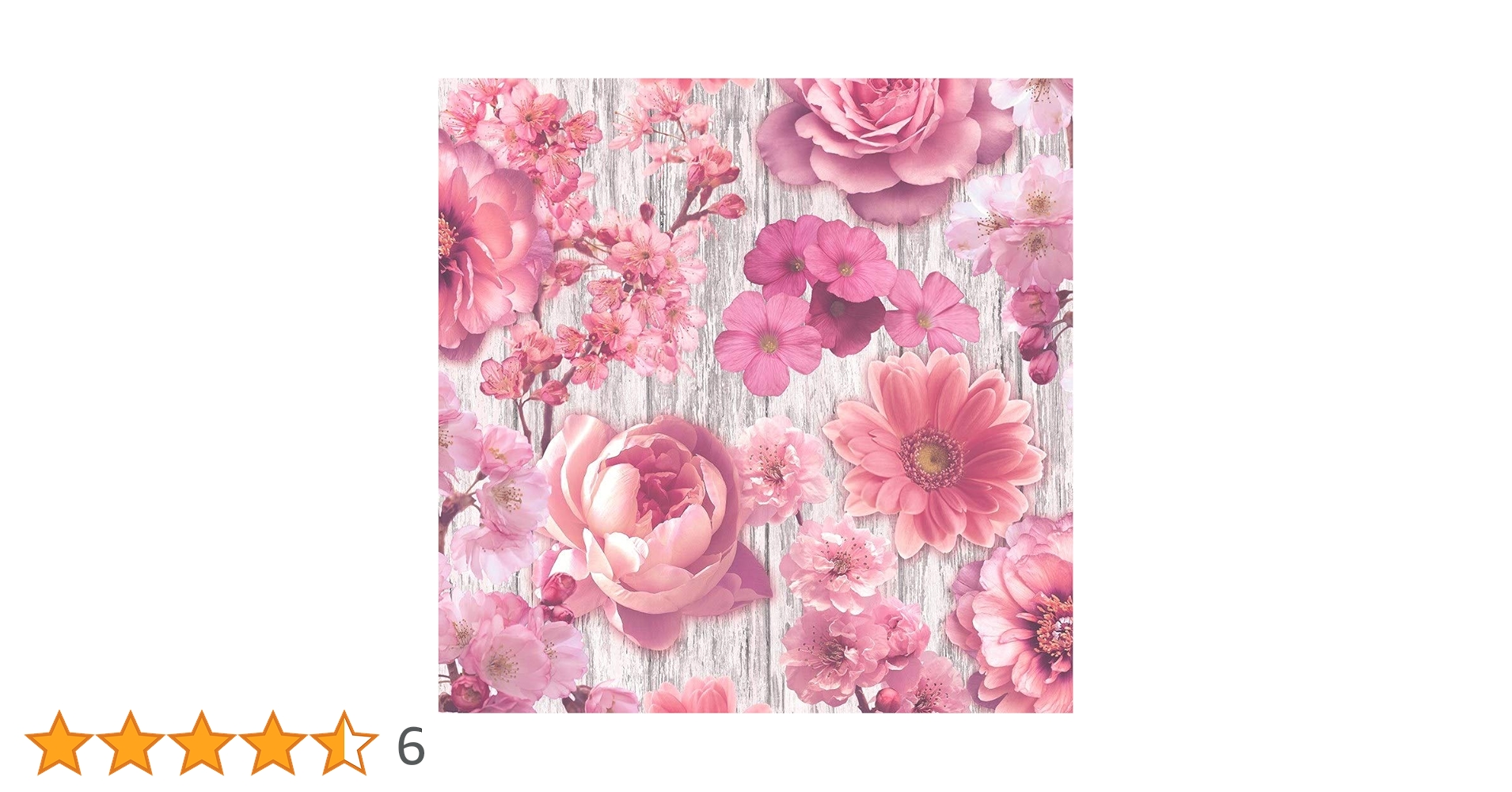 rose rose✨ Rasch 270556 Pink Glitter Flower Roses on Bark in Vintage