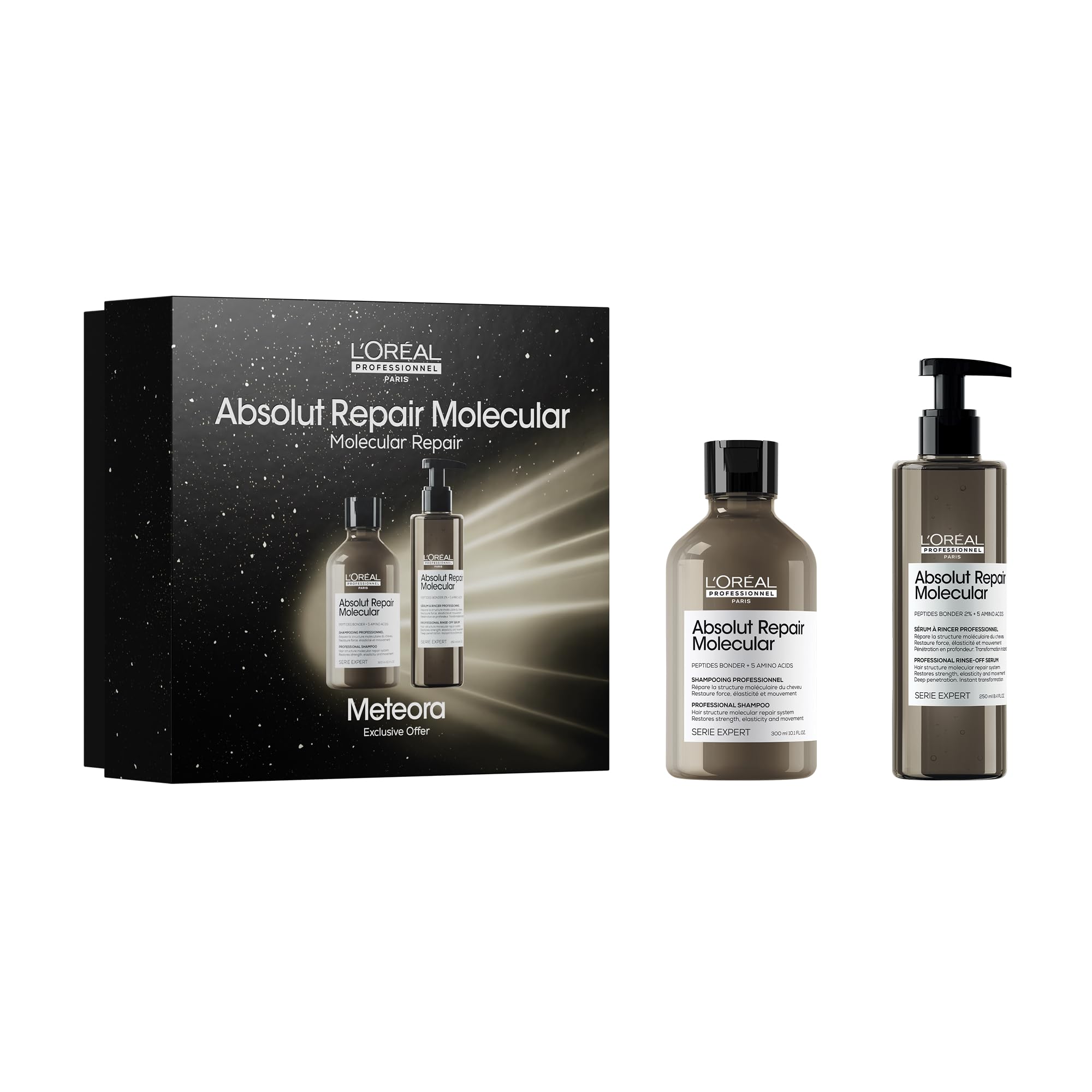 L’Oréal Professionnel, Cofre Edición Limitada Meteora Absolut Repair Molecular 2025 Duo.