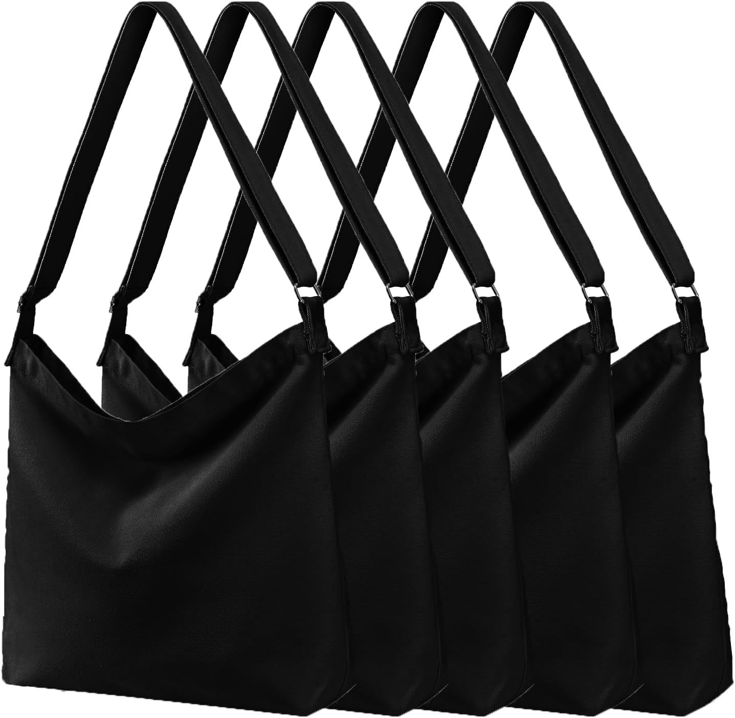 Women's blank large Size Canvas Crossbody Tote Handbags Shoulder Bag