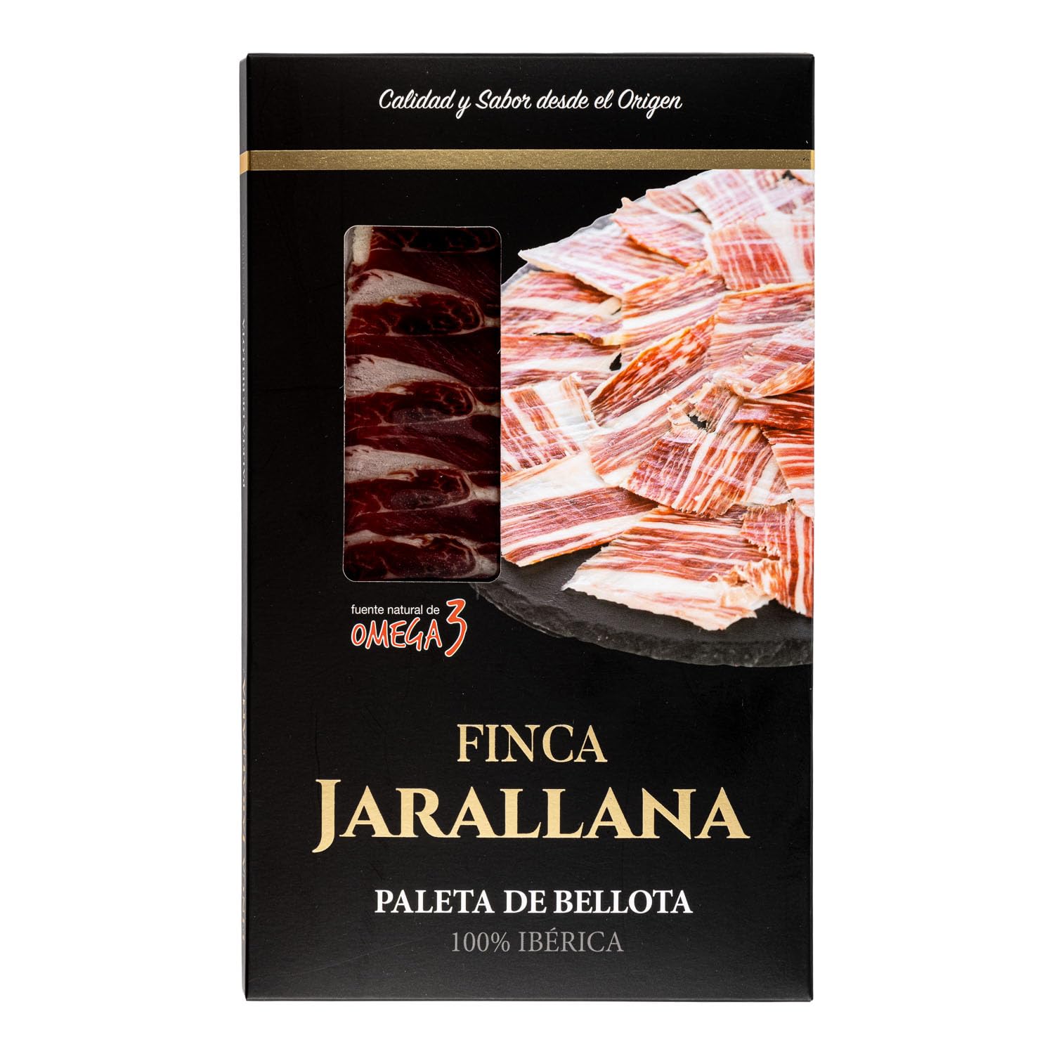 Jamón Ibérico Affettato La Nevera Española - Buste sottovuoto. (Spalla di Bellota Ibérica 100%)