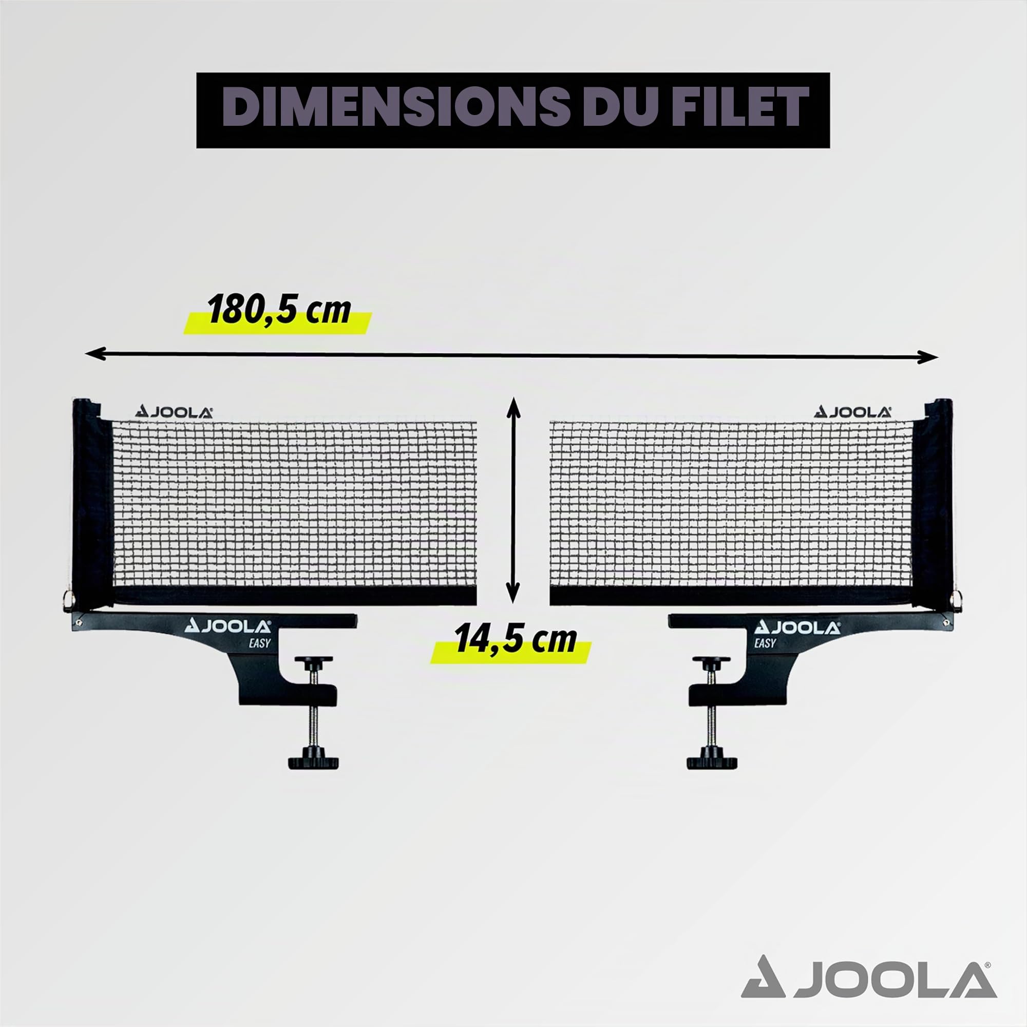 JOOLA EASY Ensemble filet et poteaux pour tennis de table