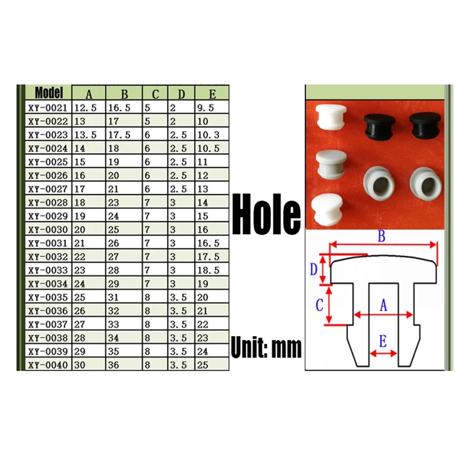 1-10 szt. 10,5 mm-14 mm zatyczka z gumy silikonowej otwór nasadka uszczelniająca uszczelka ciśnieniowa (10 szt-A 14 MM)