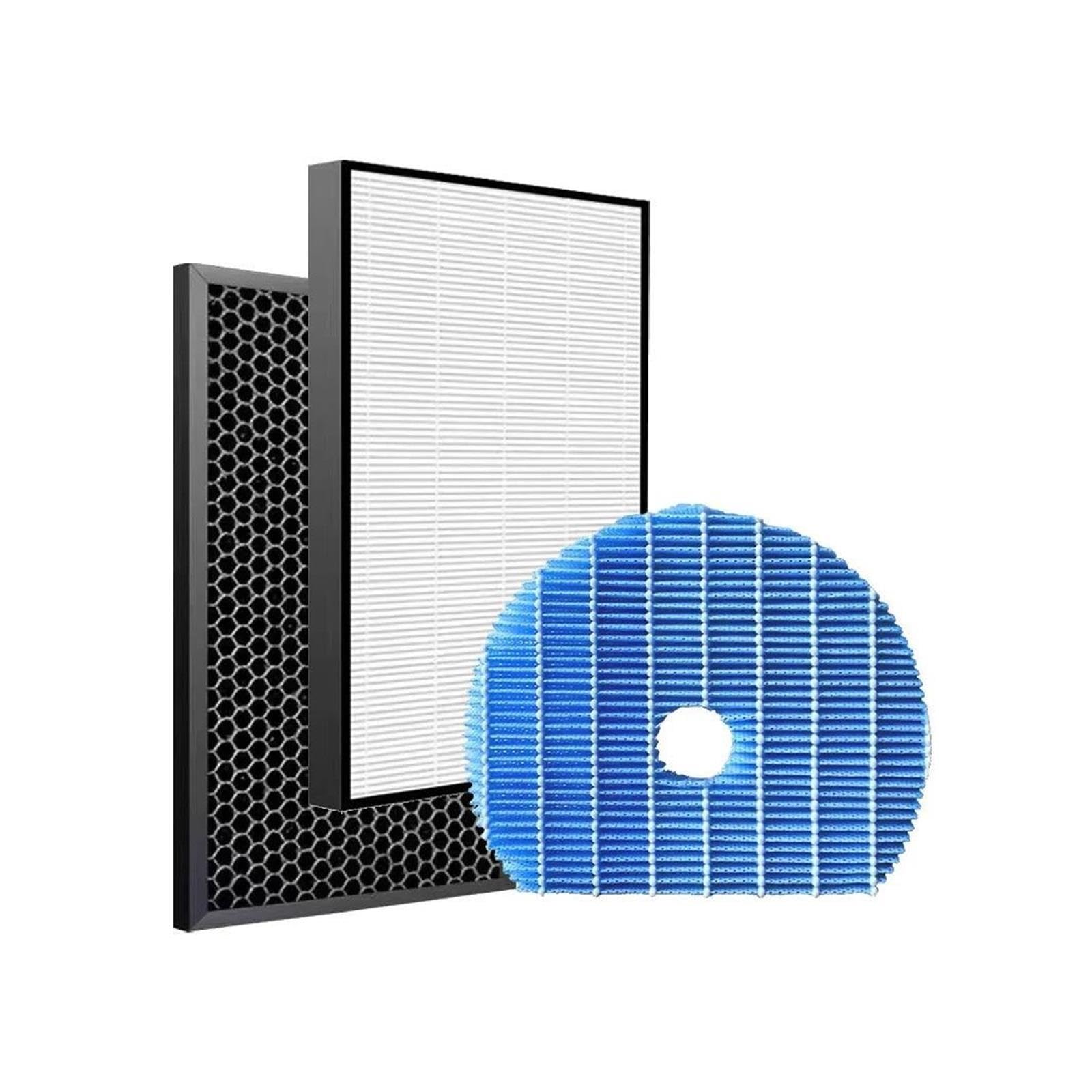 Filtro De Carbón Hepa Purificador De Aire, For KC-G40E KC-G40E-H | Compatible con Sharp KC-G40E-W KC-G50E KC-G50E-W, alta eficiencia, bajo nivel de ruido(1 SET and Humidifier)