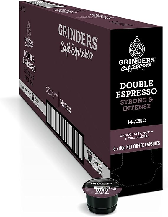 Grinders Double Espresso Caffitaly Coffee Capsules, 80 Pack Amazon