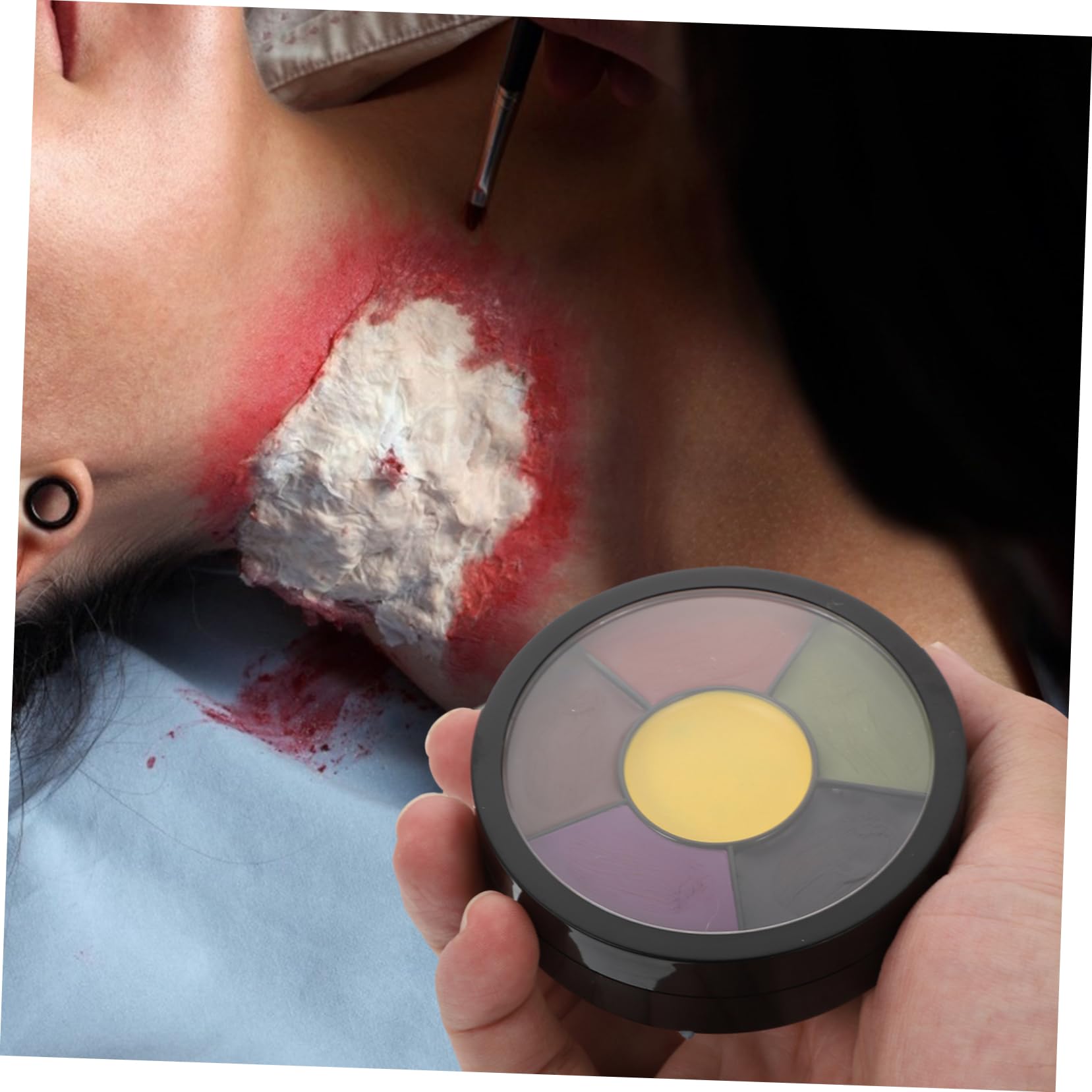 NOLITOY 2 Pcs Halloween Makeup Oil Paint Realistic Wound Effect Pigment for Cosplay Party