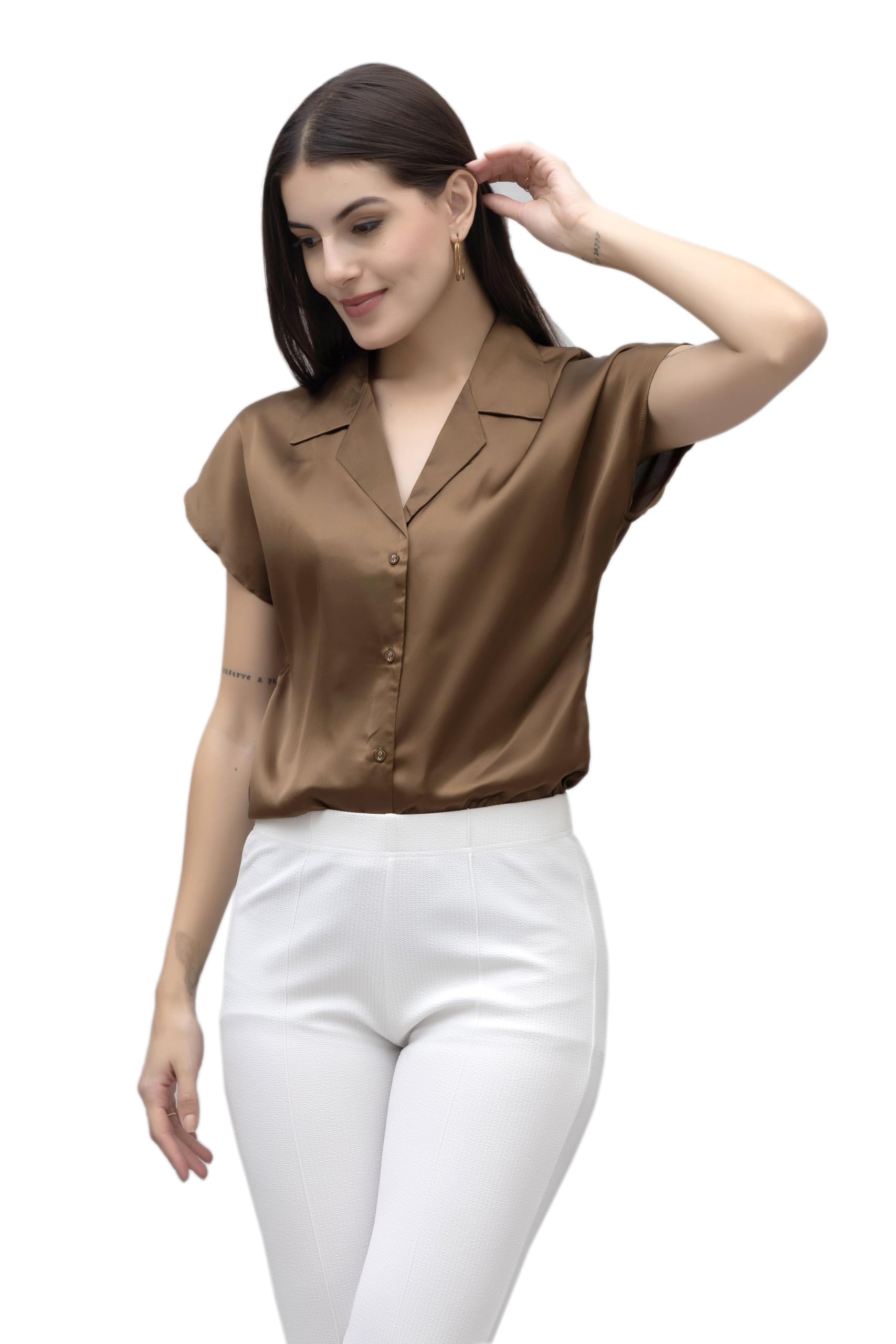 purys Women's Solid Regular Fit Shirt-picture-24