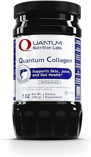 QNL Quantum Collagen Colágeno marino hidrolizado de origen sostenible Suplemento de salud intestinal para mujeres y hombres Ofrece apoyo para las