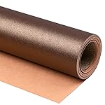 RUSPEPA Chocolate Brown Matte Wrapping Paper - Solid Color Pearly - luster Paper Perfect for Wedding, Birthday, Christmas, Baby Shower -17 Inches X 32.8 Feet