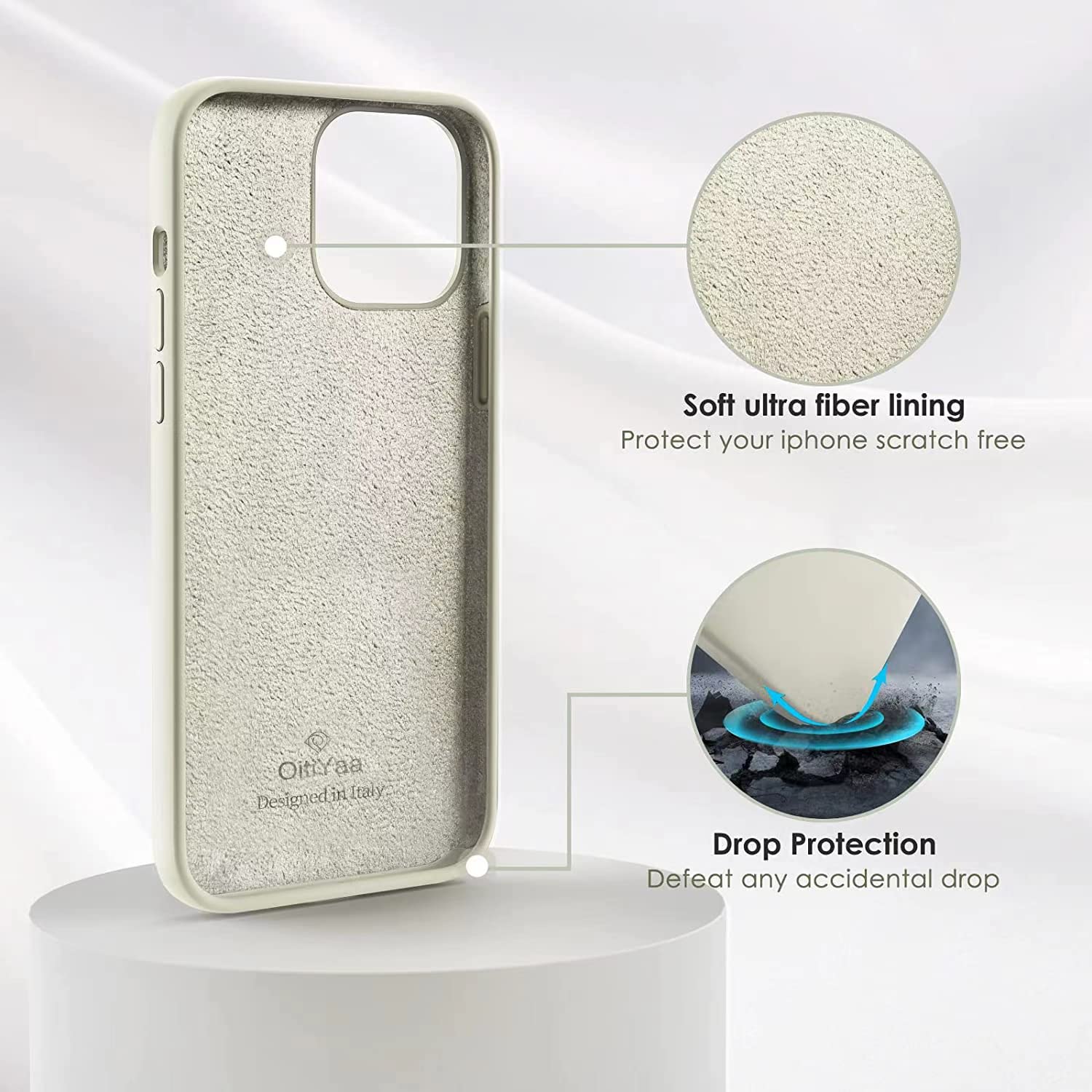 OIIAEE Silicone Case Designed for iPhone 13 Pro Max Case - Image 4