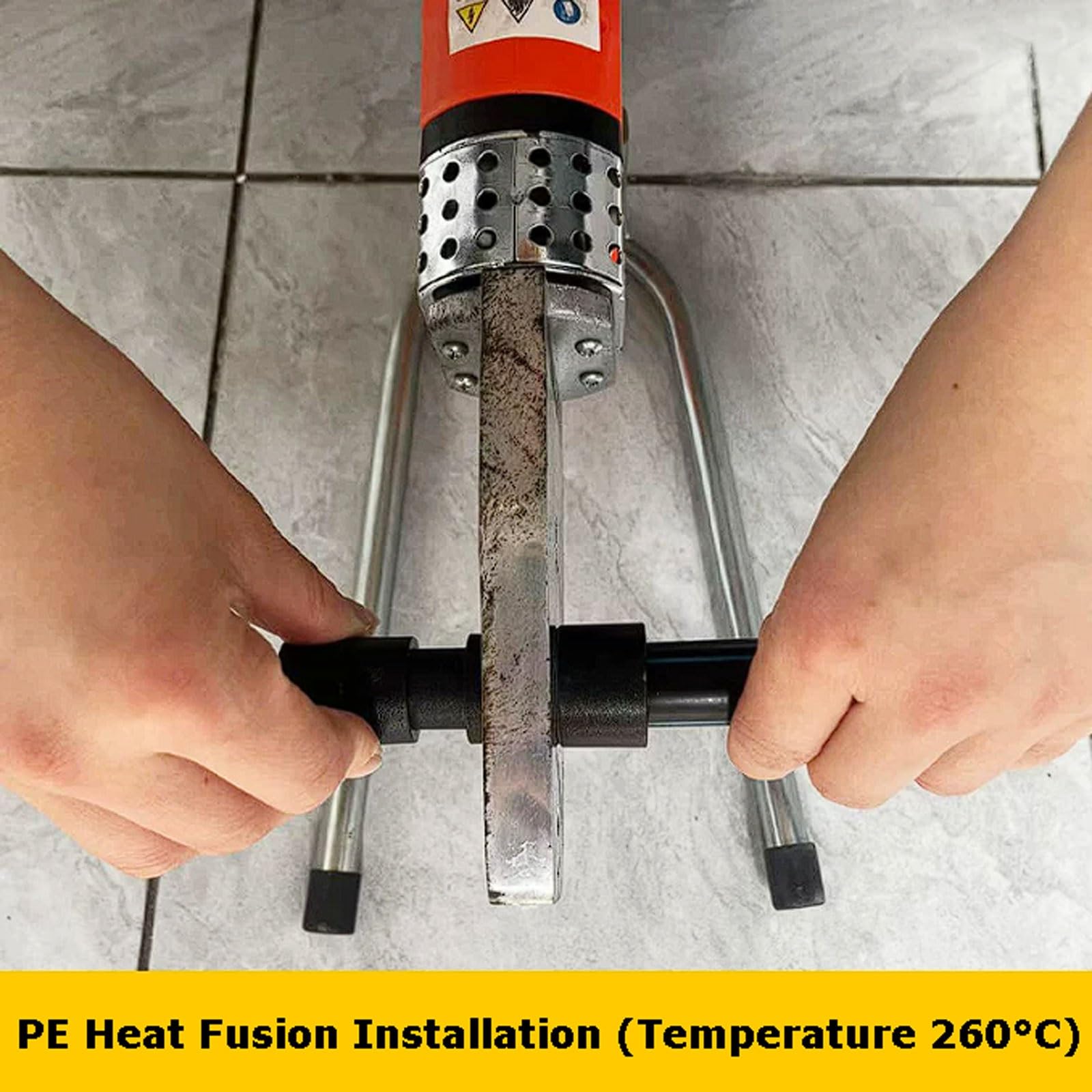 Connettore a Quattro Vie in PE for Tubi e raccordi dell'Acqua Connessione con Presa for Fusione di Calore, 4 Pezzi for Confezione(PE 63 (2''))