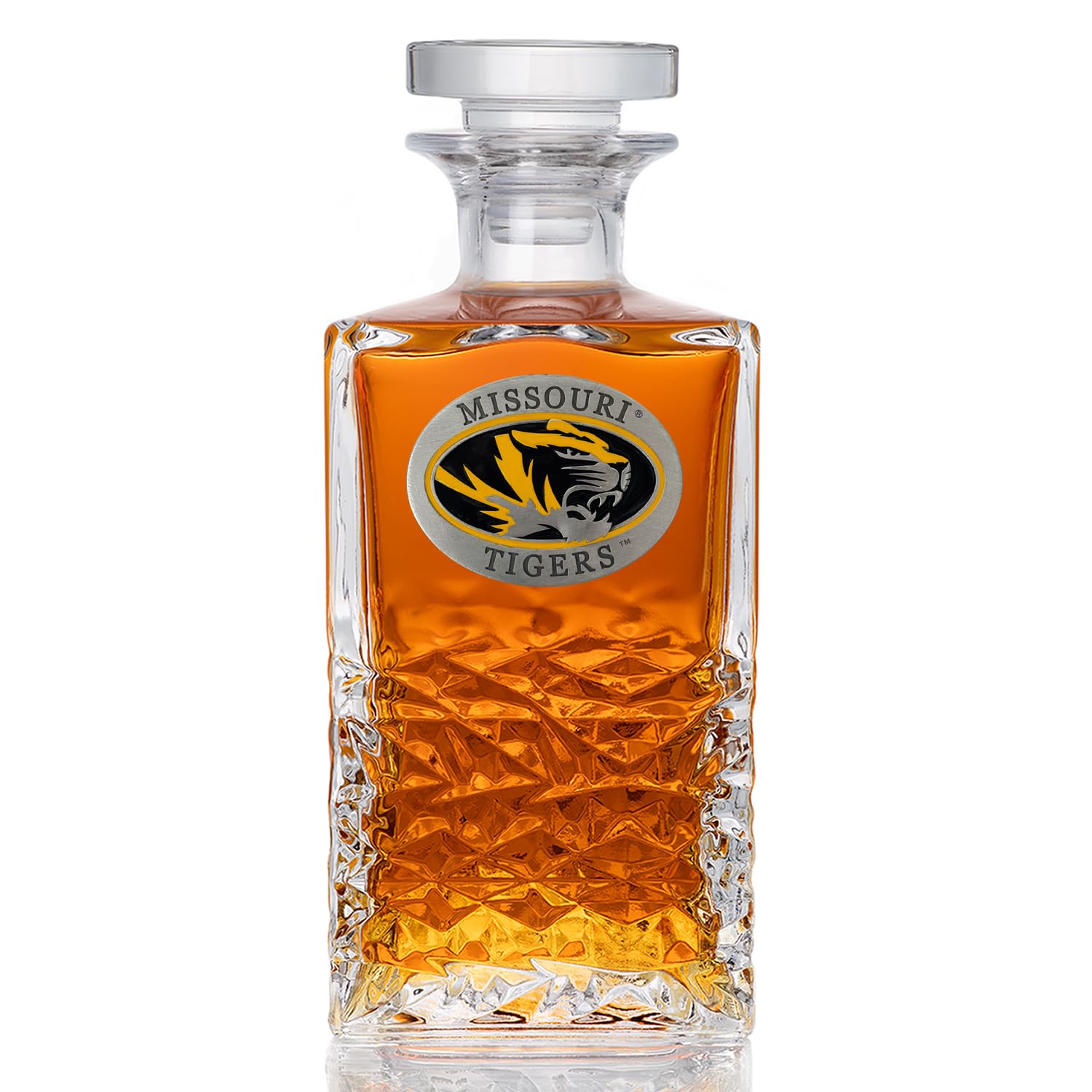 Heritage Pewter Missouri Heritage Decanter | 25 OZ Liquor Pourer | Expertly Crafted Pewter Glass