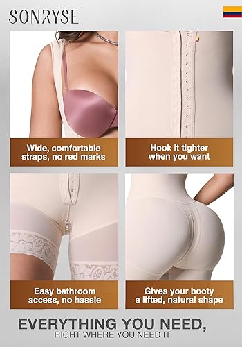 Miniatura 3 de Sonryse Shapewear for women Fajas Colombianas Moldeadoras Stage 2 Faja Control Shapewear after Tummy Tuck and Liposuction