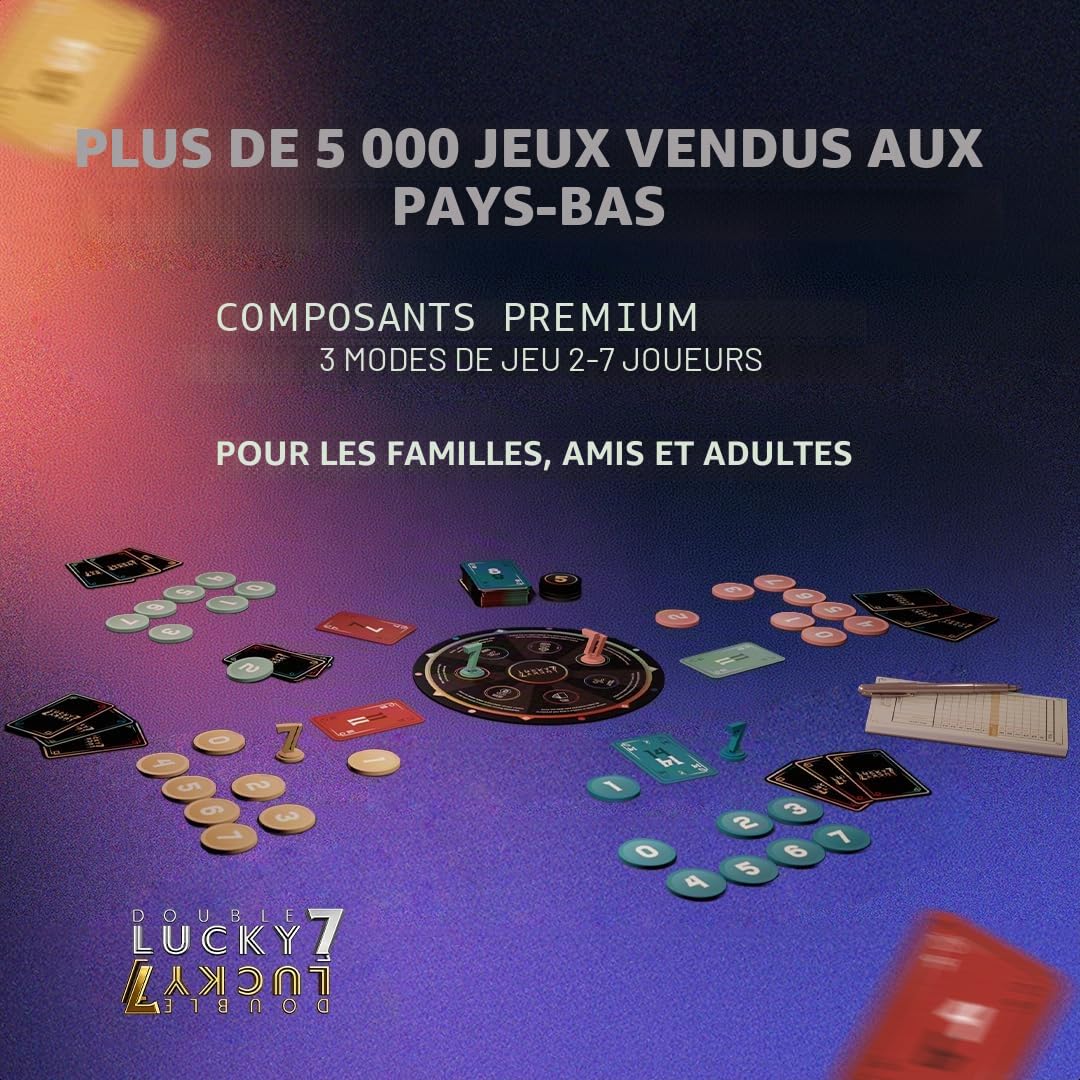 Édition Roue de la Fortune - Nouveau Jeu de société pour Adultes et familles - 2 à 7 Joueurs - Jeu de Plateau et de Cartes en Un - Jeu Familial pour Petits et Grands