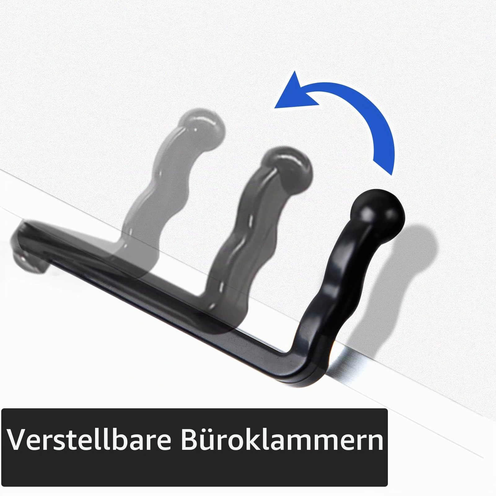 Extra Großer Bücherständer Leseständer mit Stützfüßen, winkelverstellbar ergonomisch, Buchhalter für große schwere Lehrbücher Musikbücher Tablet, Faltbar tragbar, Bücherständer Kinder