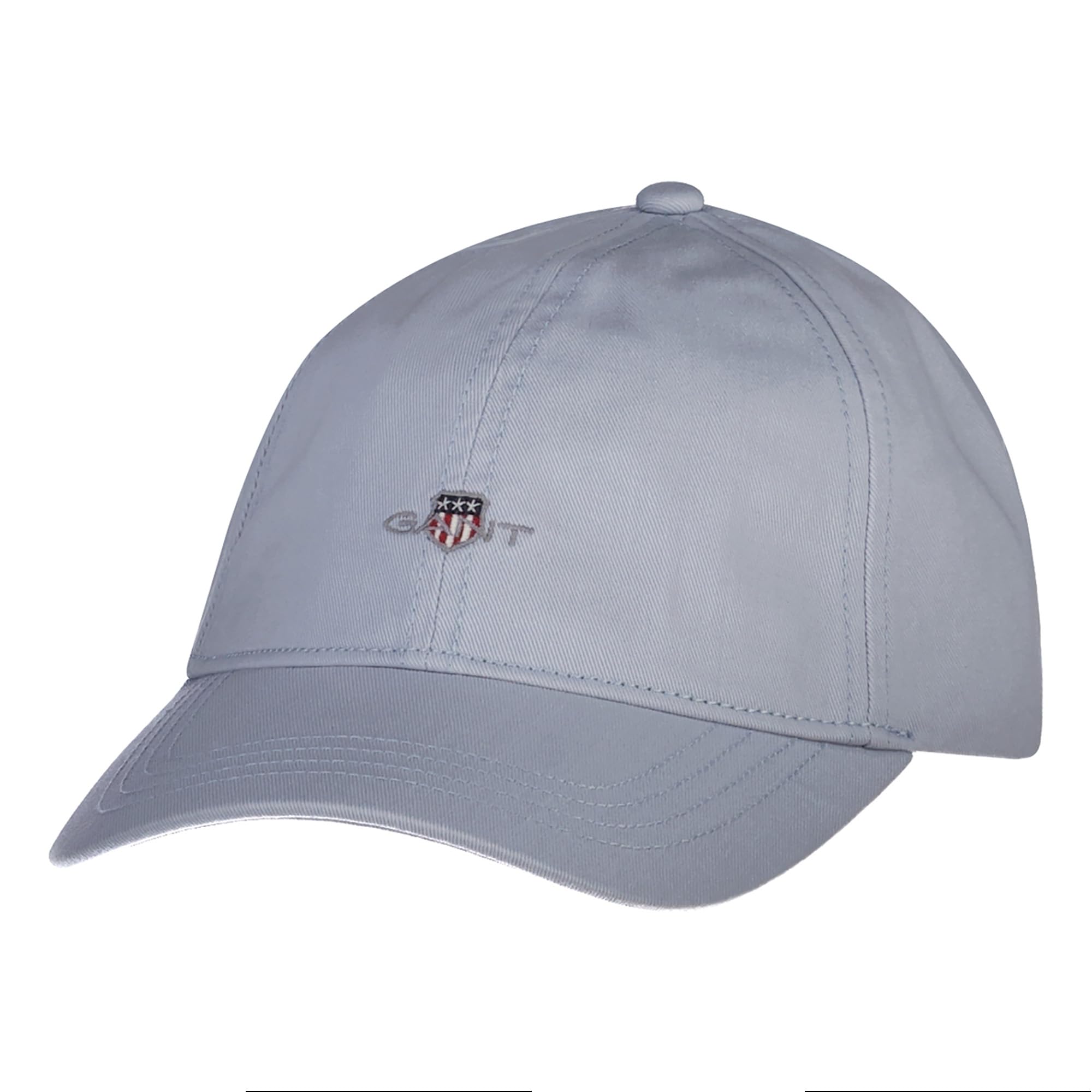 GANT Men's Shield Cotton Twill Cap, Muted Blue, One Size