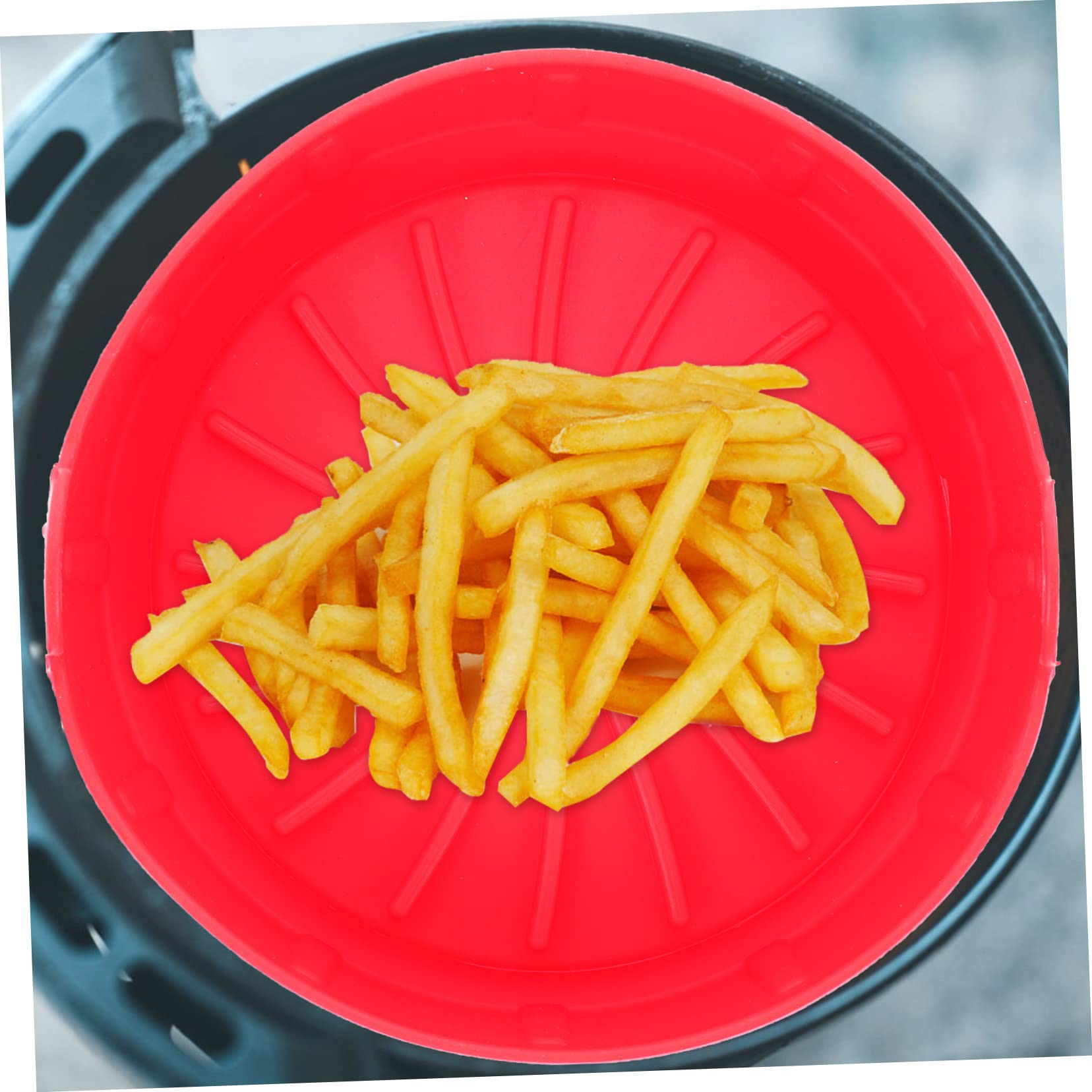 Cabilock Silicone Antigraffio Per Friggitrice Ad e Riutilizzabile Accessorio Per Compatibile Air Fryer