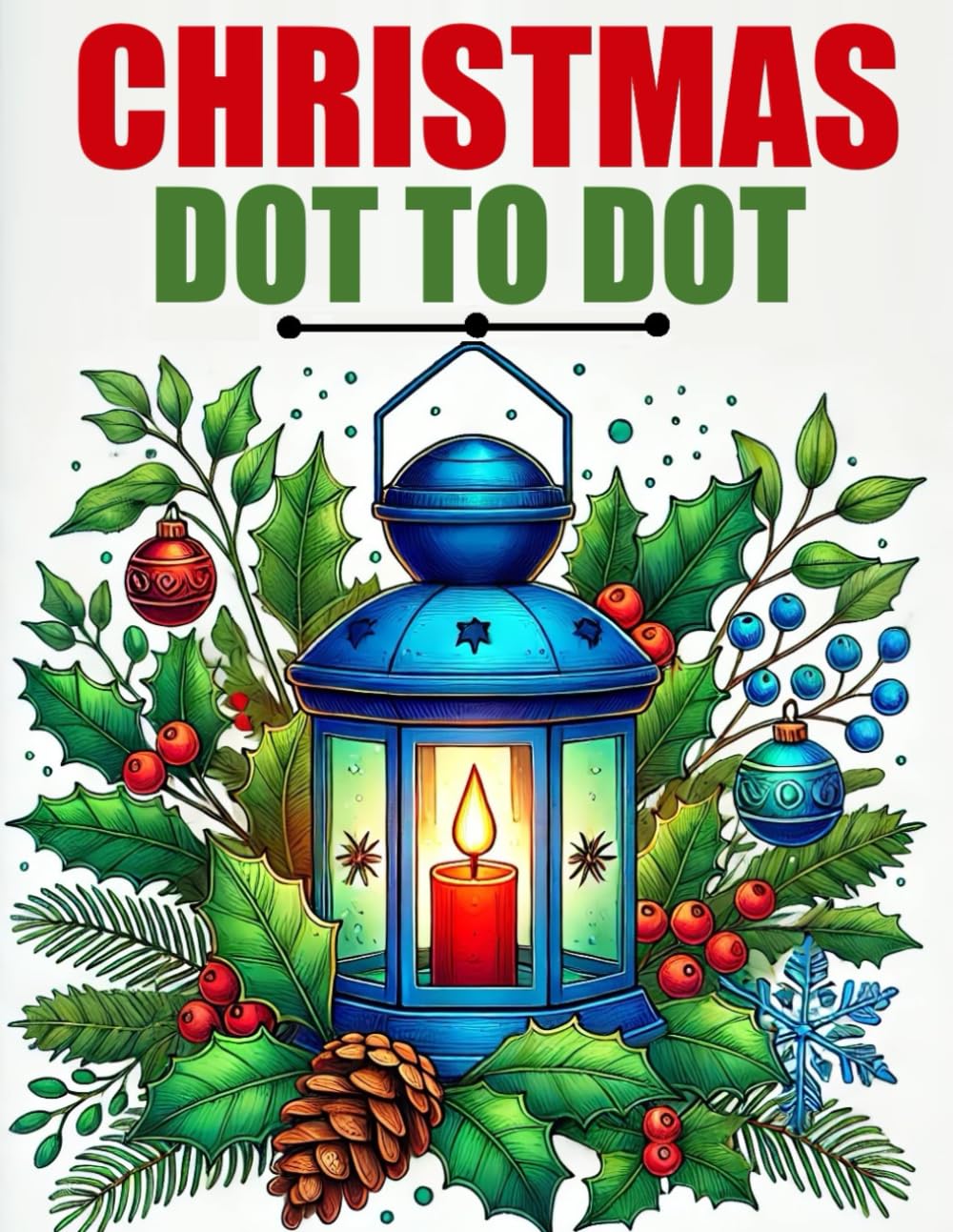 Christmas Dot to Dot Book: Christmas Winter Dot to Dot Book: Large Print Dot to Dots For Adults and Seniors | Christmas Season Scenes