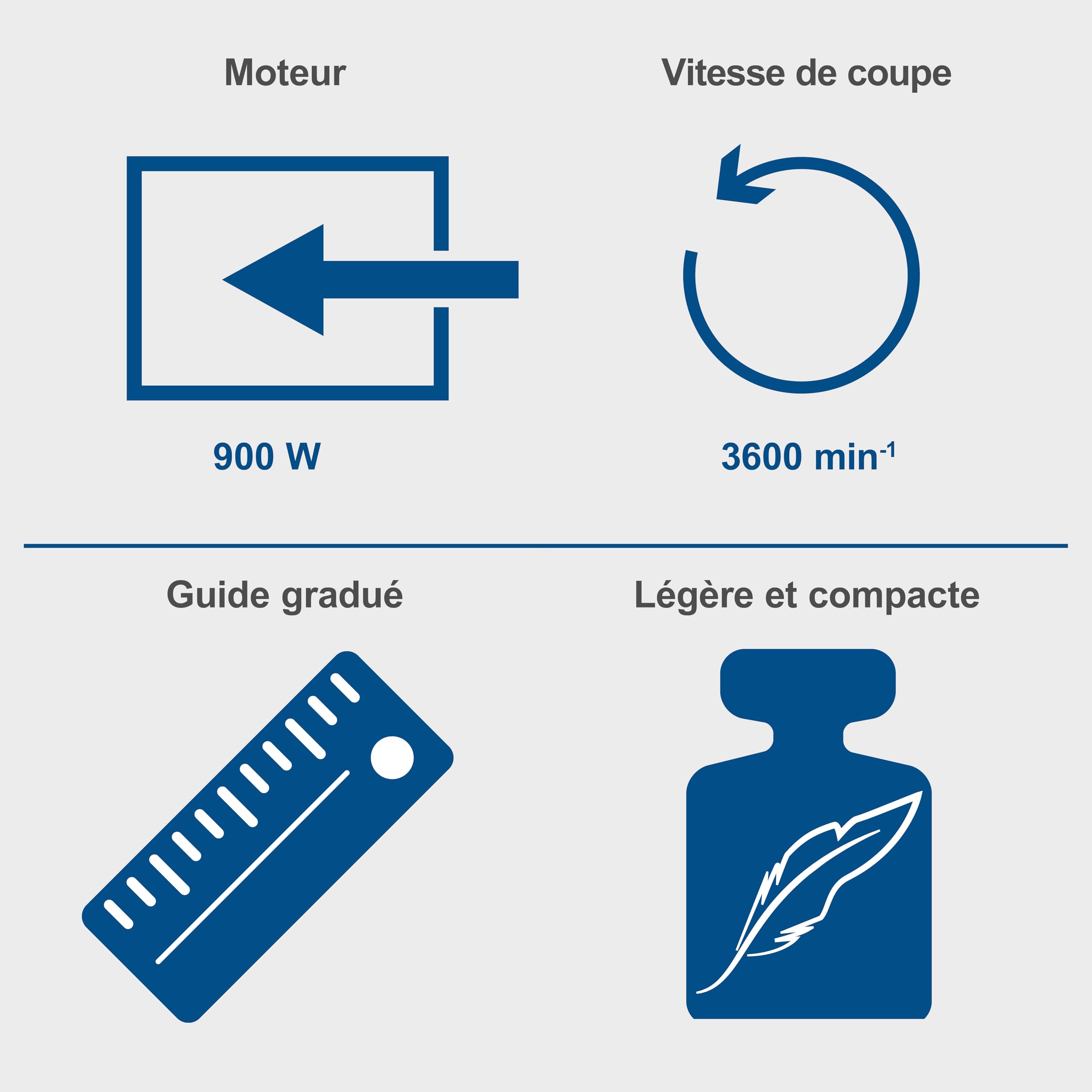 Scheppach Coupe-carrelage avec chariot coulissant WTS2000 – Coupe-carreaux – Longueur de coupe 450 mm – Moteur 900 W – Disque diamant 180 mm