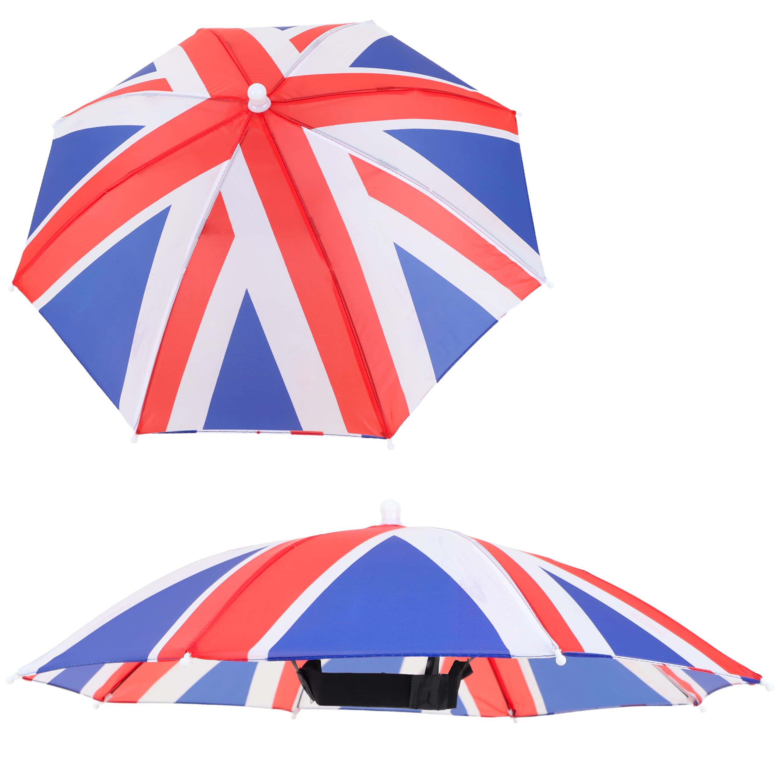 Toyland Muli Colour Toyland® Union Jack Umbrella Hat - Perfect For British Celebrations - British Fancy Dress