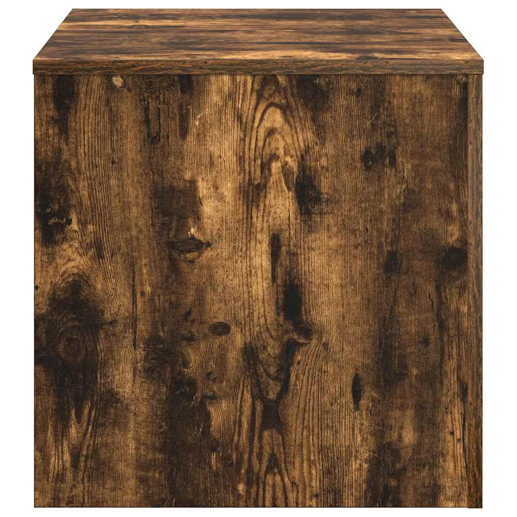 Fengshui Beistelltische 3er Set Räuchereiche Holzwerkstoff | Verschiedene Größen, Multifunktional für Wohnzimmer oder Schlafzimmer, Einfache Reinigung mit feuchtem Tuch