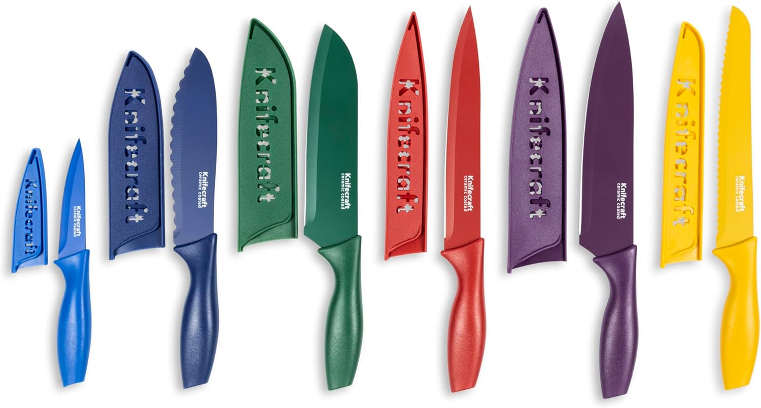 12 Piece Kitchen Knife Set High Carbon Stainless Steel