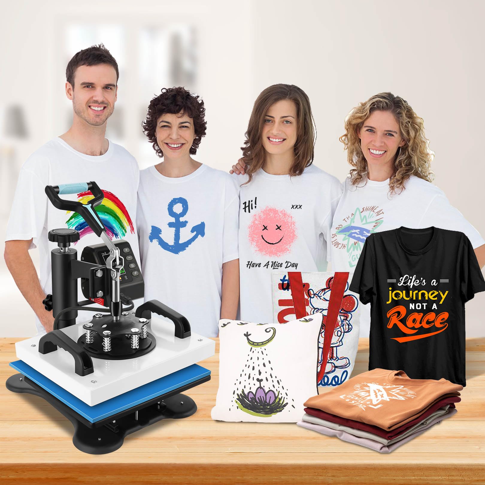 Prasa transferowa do t-shirtów, prasa do sublimacji, obrotowa prasa do druku, plotera, prasa grzewcza, prasa grzewcza, prasa do prac typu "zrób to sam", do t-shirtów, torebek, mat