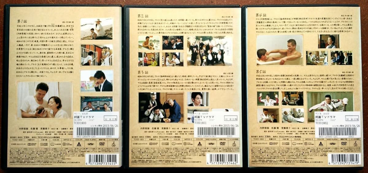とんび　 DVD 全巻セット　内野聖陽　佐藤健　常盤貴子 Amazon.co.jp: とんび レンタル版 DVD ドラマ 全巻 セット 重松
