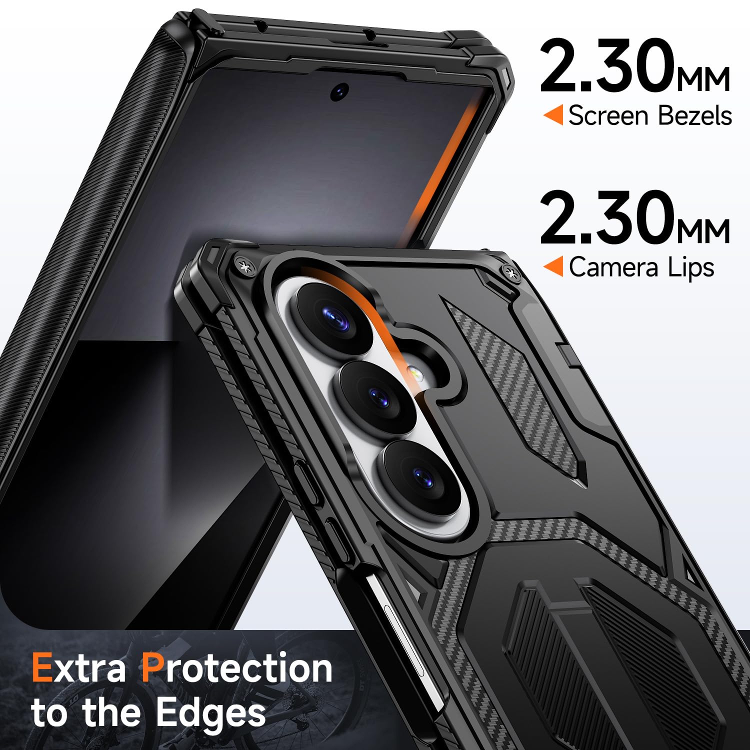 Custodia Con Cavalletto For Samsung Galaxy Z Fold 8 Ultra, Protezione Cerniera Cerniera Militare Copertura Completa Fotocamera Resistente Ai Graffi Anti-Impronte PC Shell(Purple)