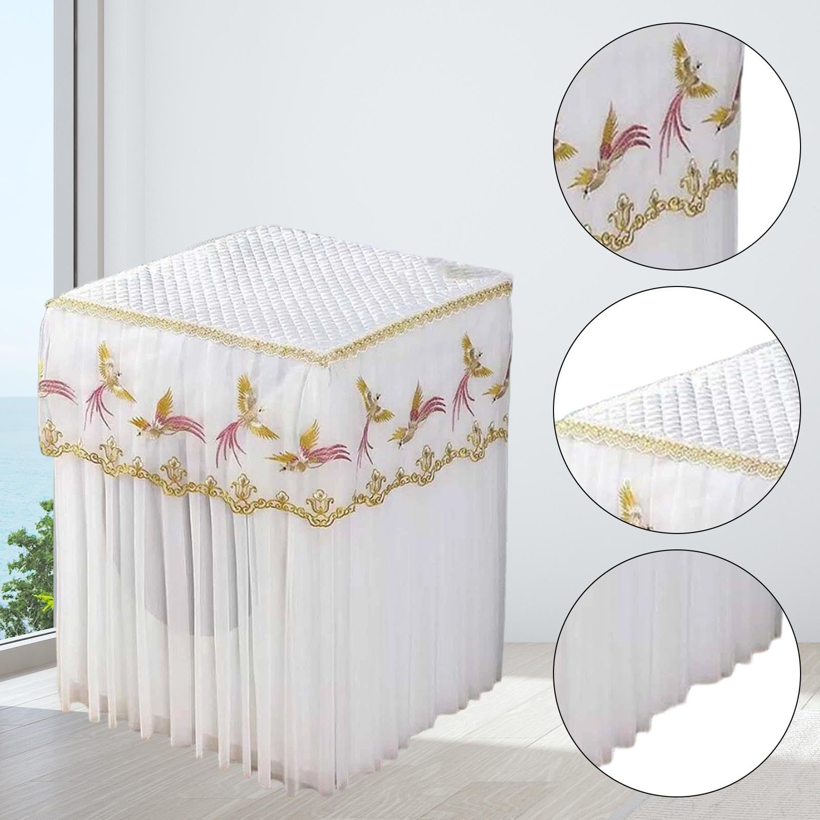 Funda para Lavadora Y Secadora, Funda Protectora Portátil de para Exteriores, Decoración del Hogar, Protección Multiusos a Prueba de Polv, Style C, Individual