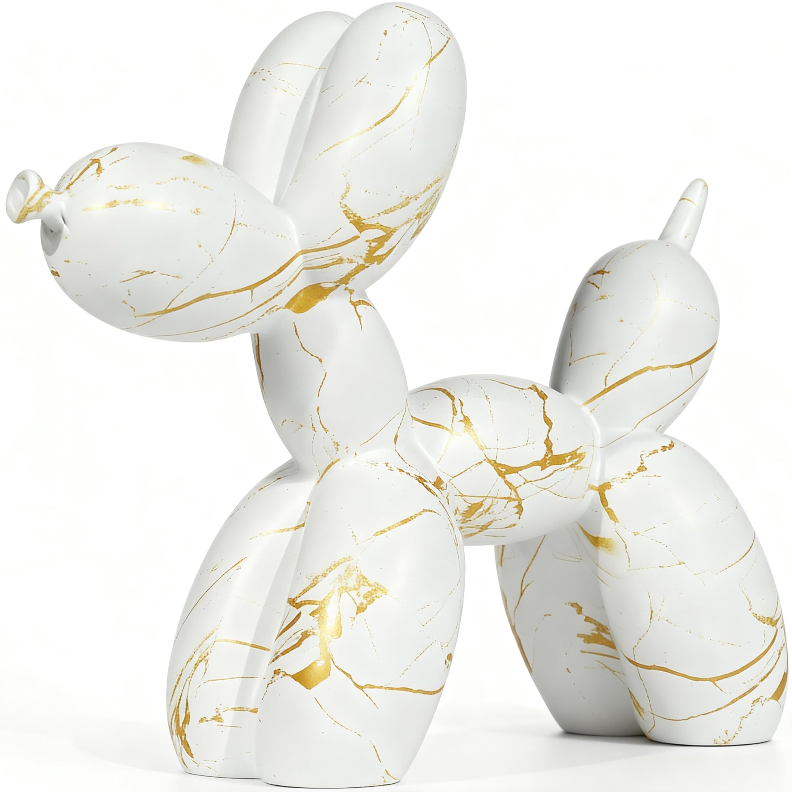 Aris & Juno White Gold Balloon Dog
