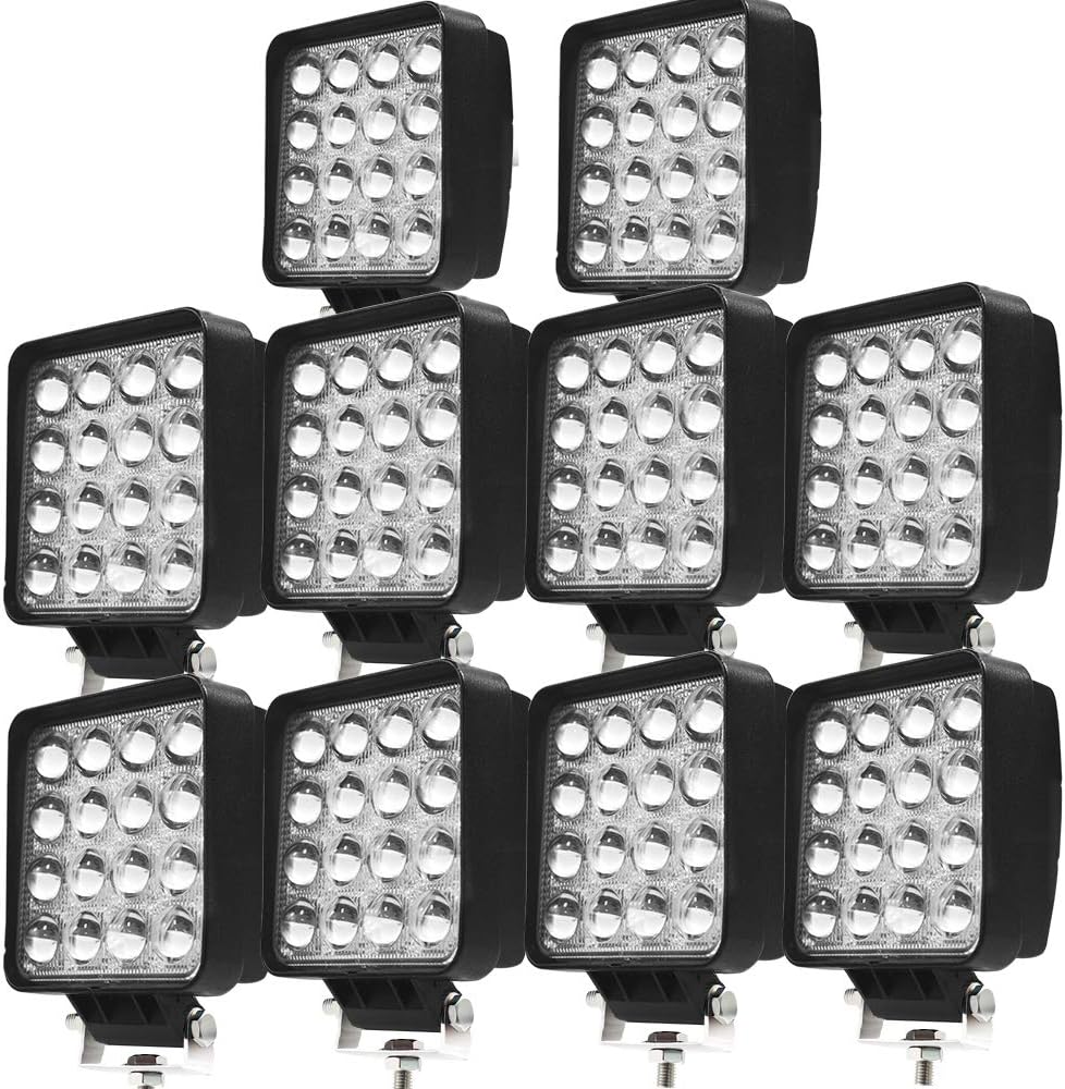 ★みにみつ様確認用★ HIKARI独占販売】LEDワークライト 作業灯 48W 防水 16連 LED 8V-60V