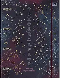 Tilibra - Caderno Argolado Cartonado Universitário com Elástico Magic 80 Folhas, multicolorido - Item sortido: não é possível escolher a capa