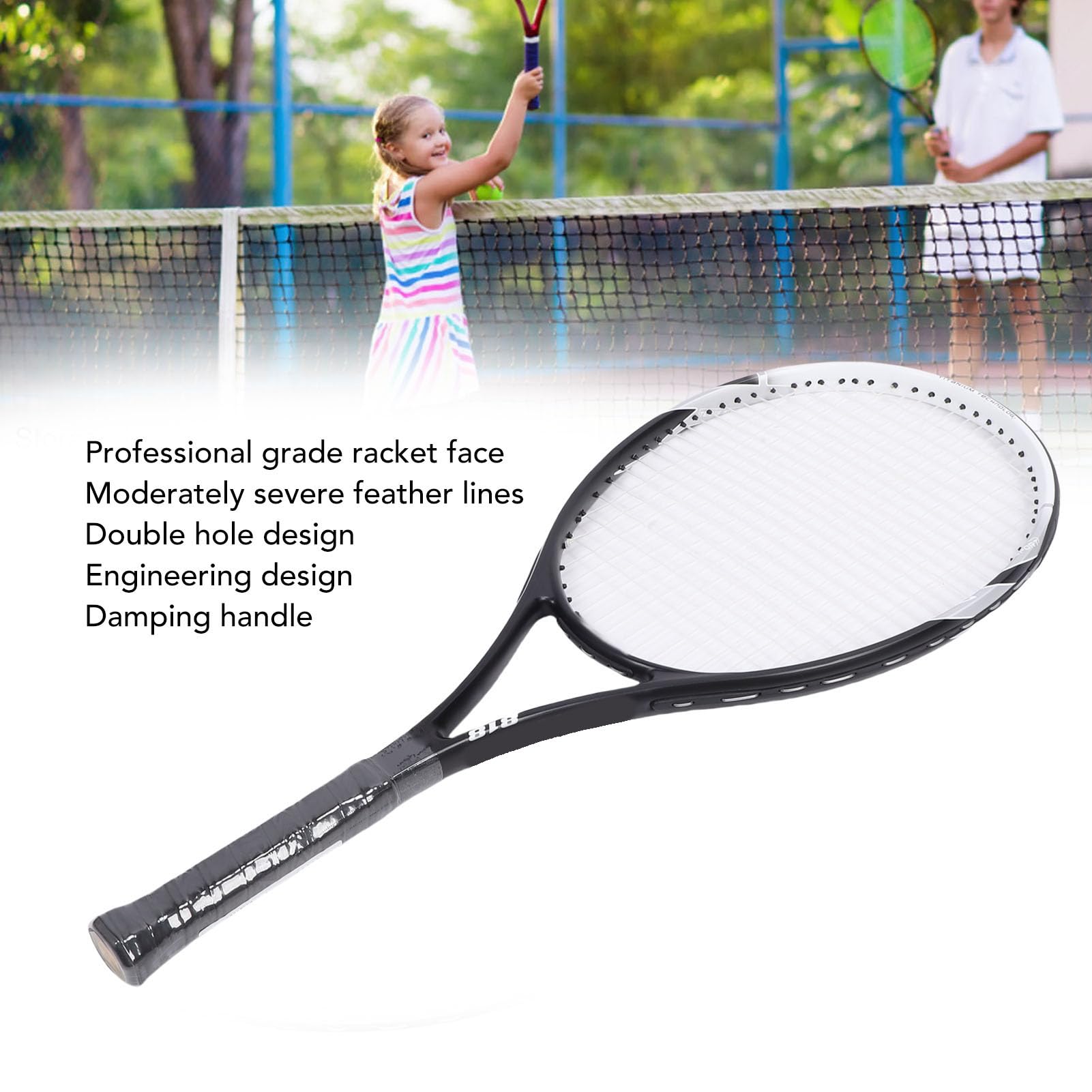Kids Tennis Racquets Sturdy Structure Composite Material Rackets