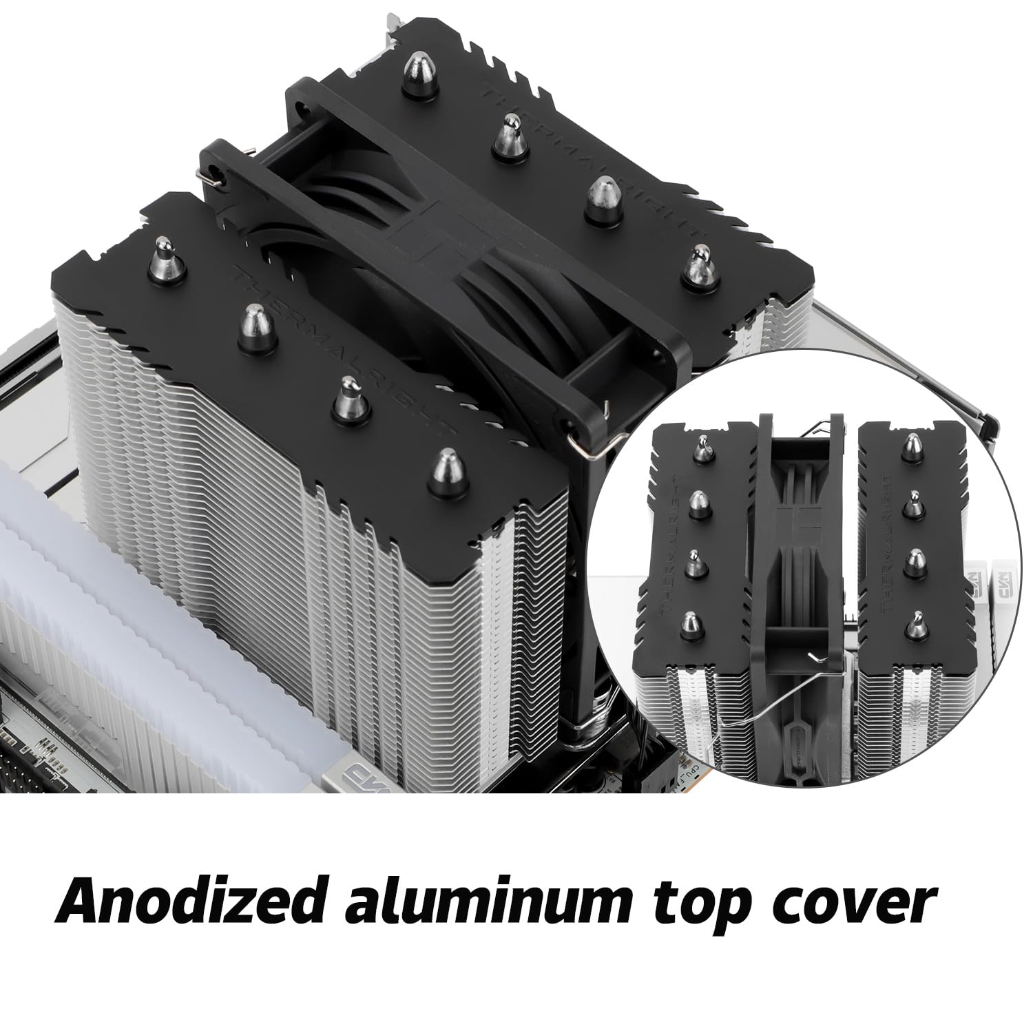 Thermalrlght Peerless Assassin 90 SE Dual-Tower CPU Cooler,with Aluminum Heatsink Cooling,High Perfommance 4 Heat Pipes PC Cooler,Intel 1700/115X/1200/1851; AMD:AM4/ AM5 for Desktop Cooler,110mm Tall