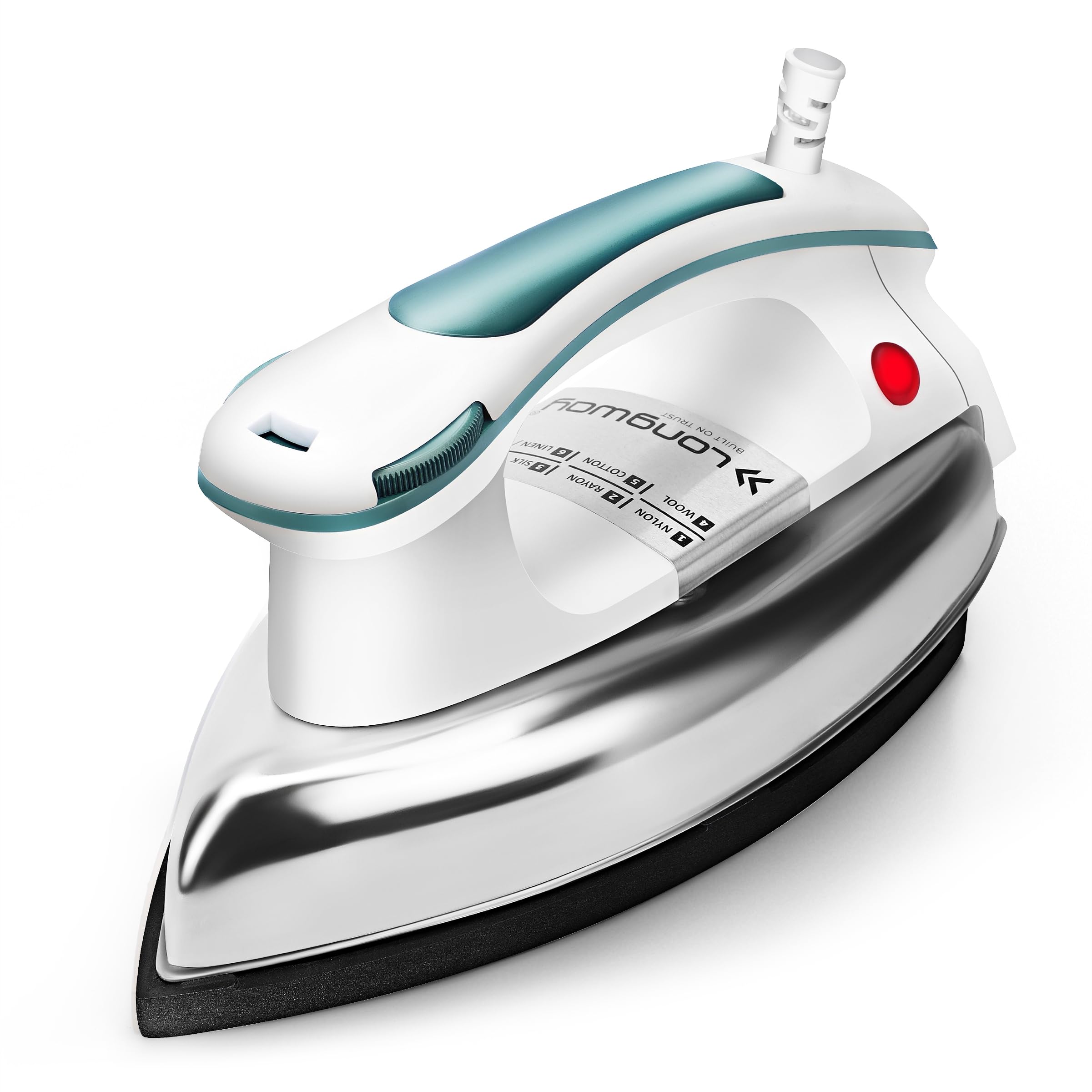 Longway Plancha Heavy Weight Non-Stick Teflon Coated Dry Iron, Electric Iron for Clothes (1200 Watt, Blue, 2 Years Warranty)-image-45