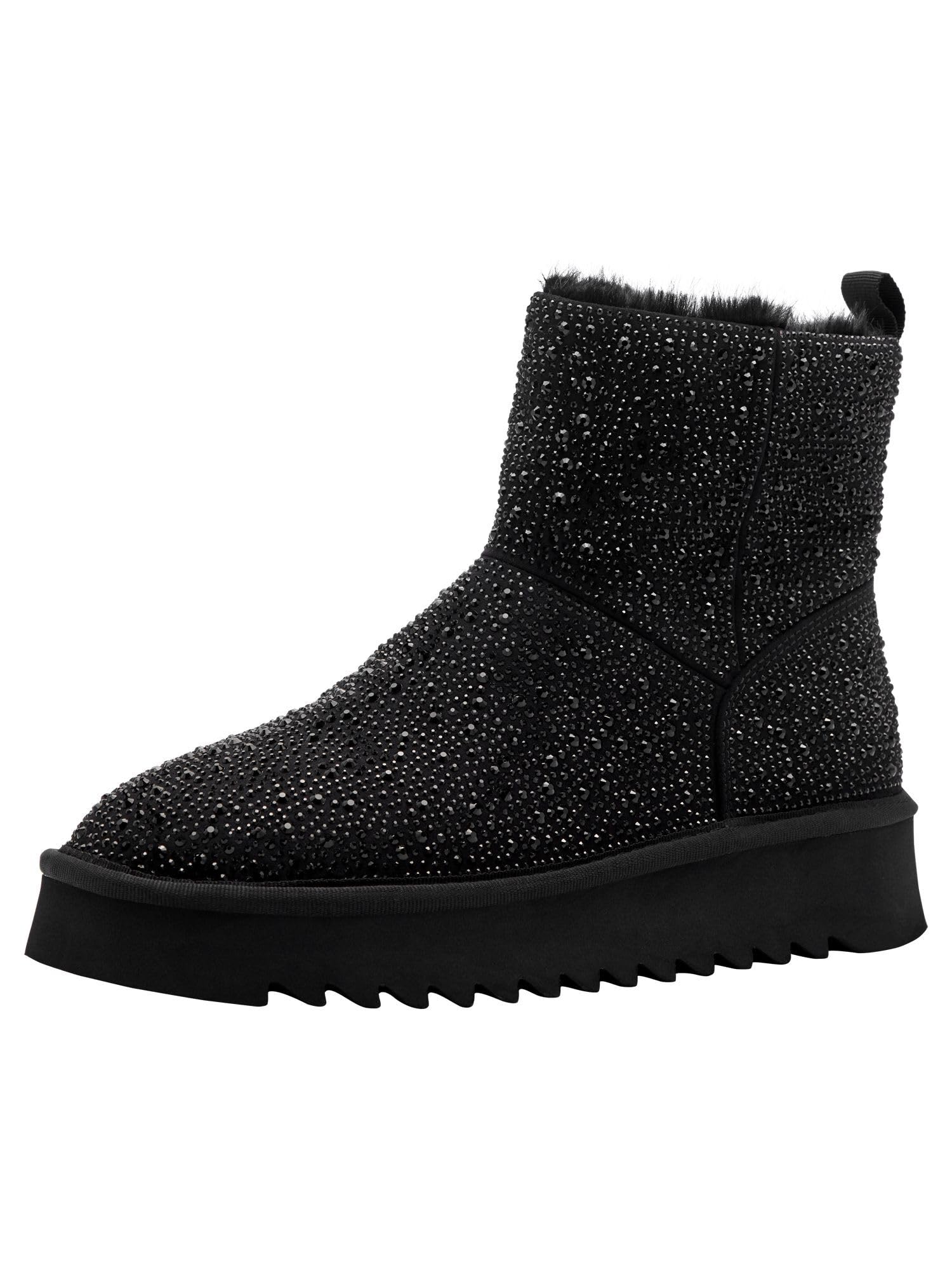 Tamaris Black Glam Women's Boots, Black Glam, 7.5 UK