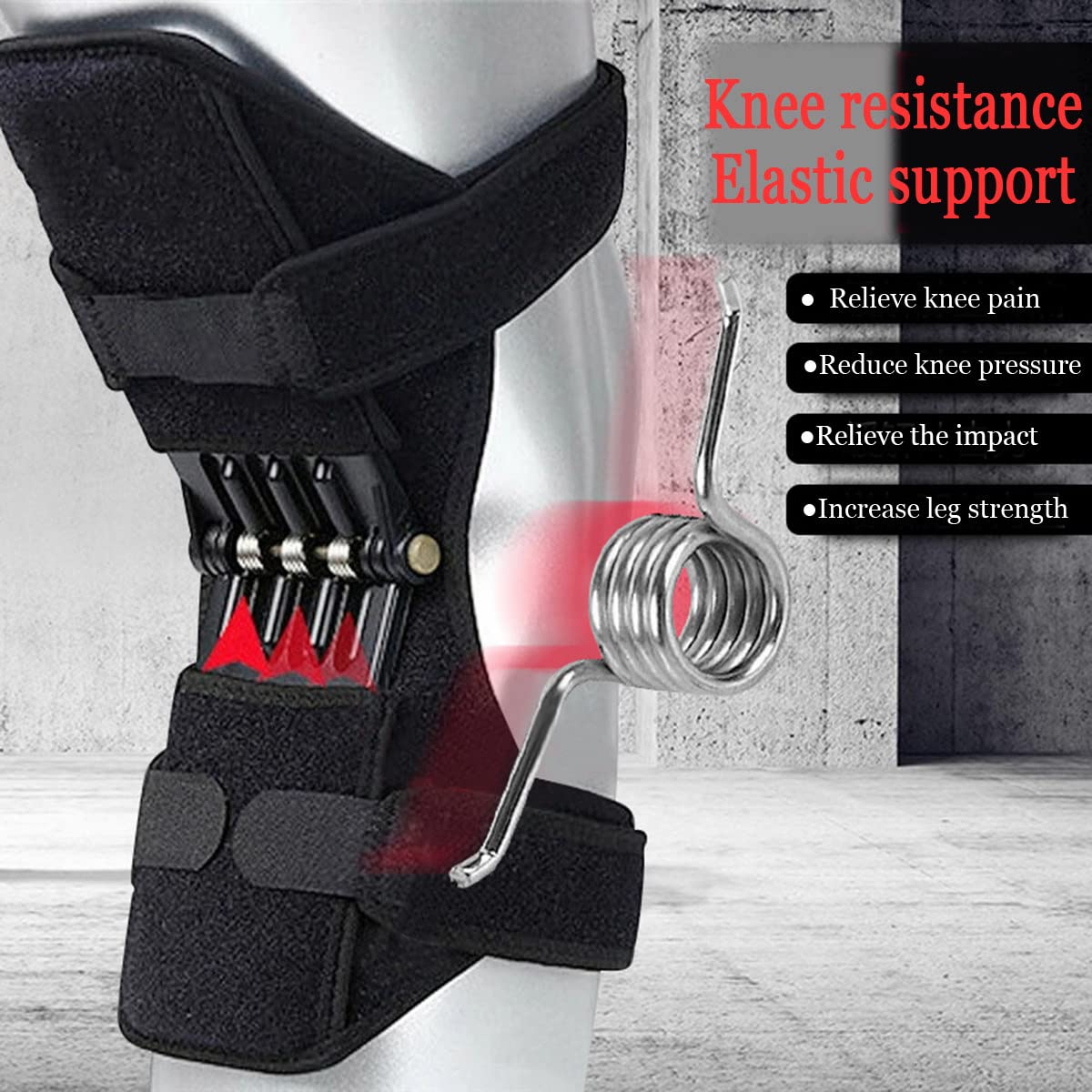 Rodillera Knee Active Plus,Refuerzo de Rodilla, Soporte Fijo, MontañIsmo Deportivo para, Fitness, Ciclismo, Escalada, Rodilleras para Personas Mayores