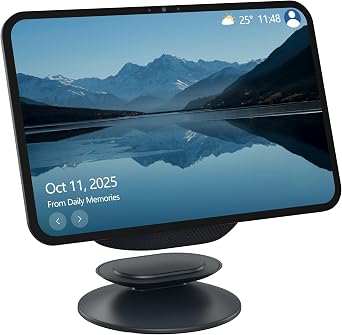HomeMount Show 11 Stand Swivel, Adjustable Stand for Show 8 2025 Release, Tilt 18 Degrees Forward & Backward Magnetic Non-Slip Bottom Adjustable iPhone 12 & Show 8/11 Accessories Graphite Grey