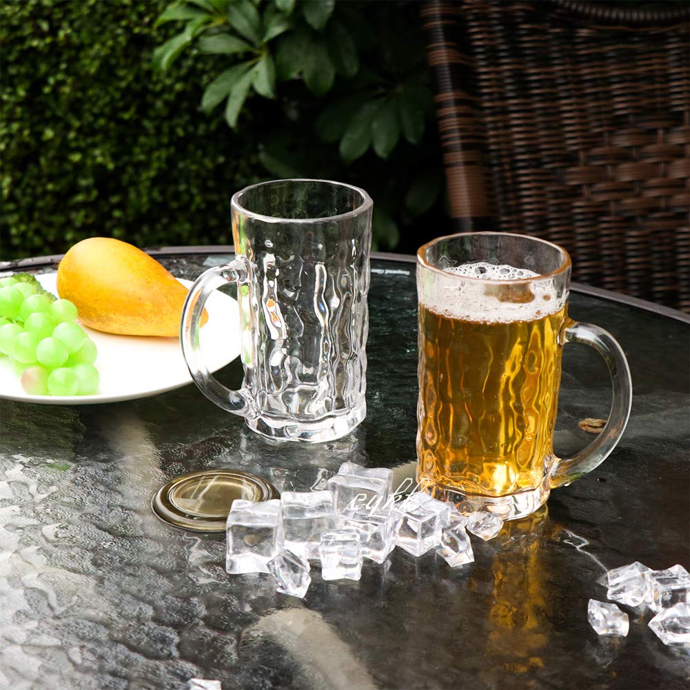 Lot De 6 Verres À Boire Réutilisables En Plastique Incassable Pour