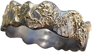 rugged celtic ring hand carved, mens ring gold black silver, gold silver fusion ring, wide mens ring silver, viking wedding band mens