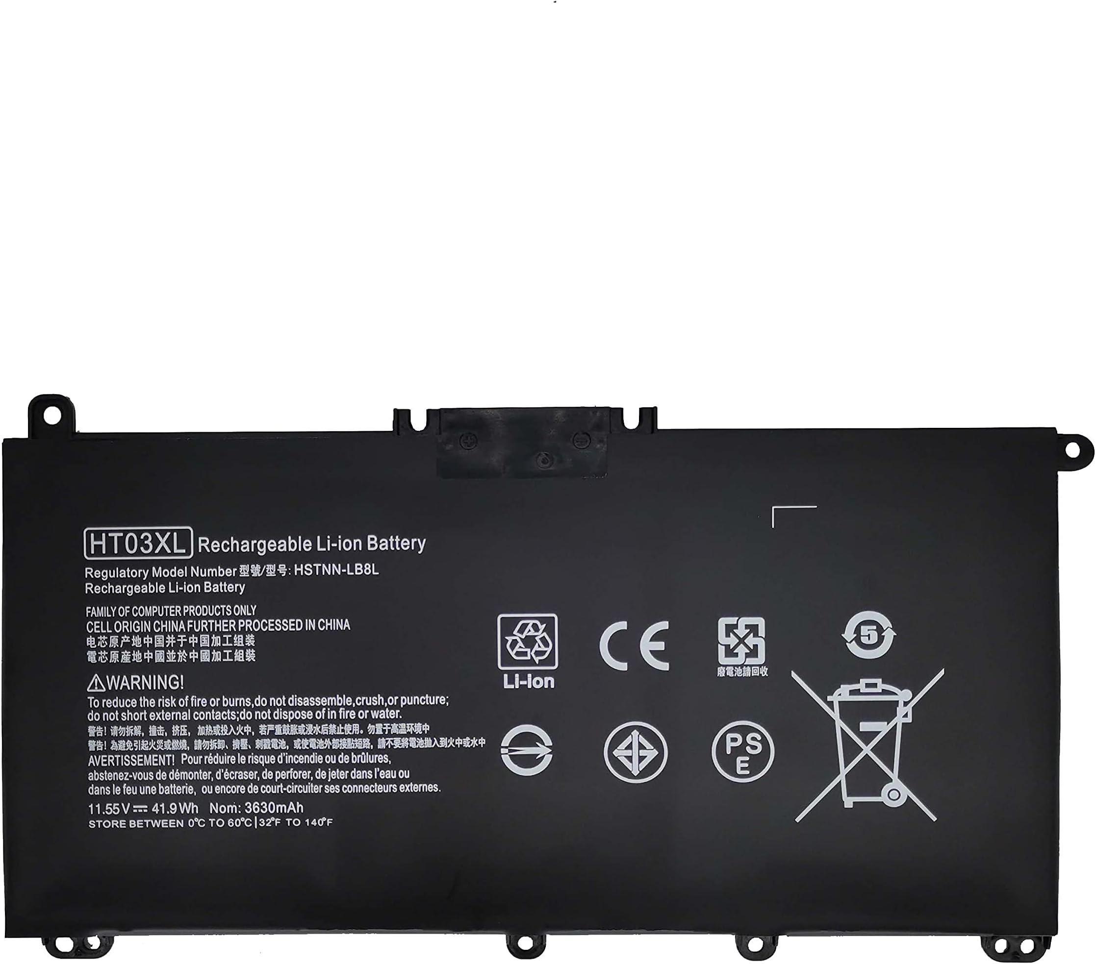 HT03XL Batería De Repuesto Para HP 240 245 250 255 G7 340 348 G5 Series