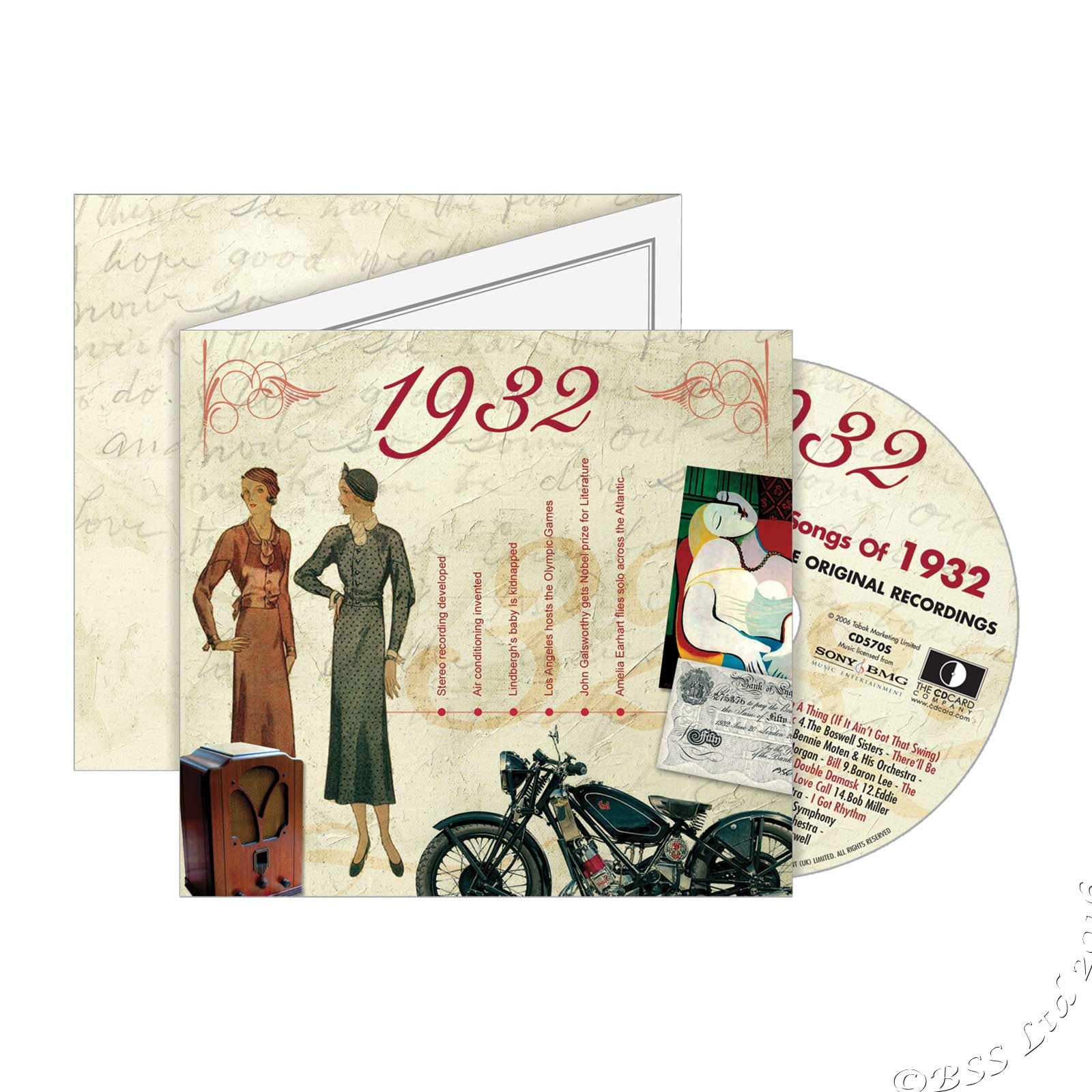 The CDCard Company 1932 The Classic Years CD Greeting Card [Audio CD]