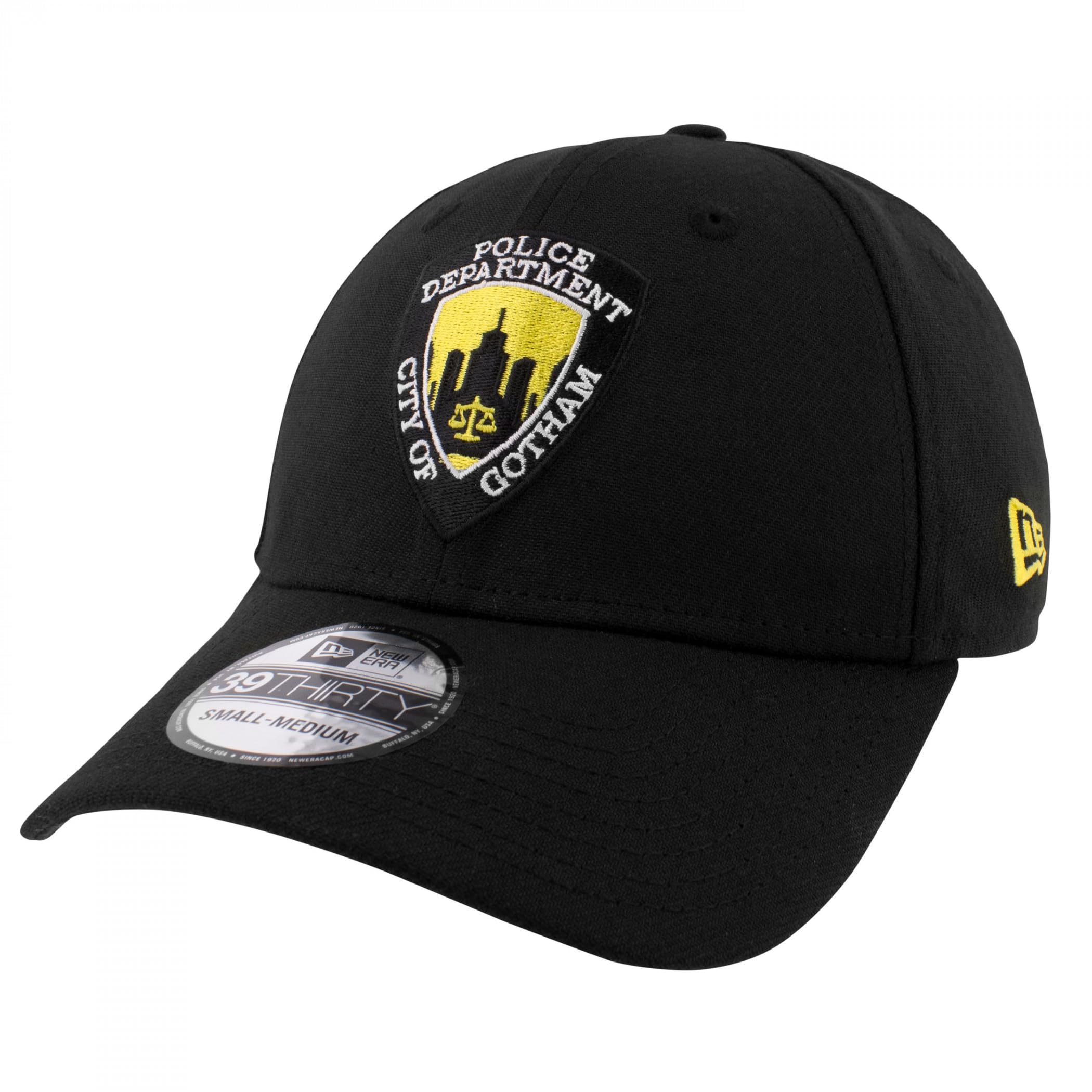 New Era Batman GCPD Gotham City Police Department 39Thirty Fitted Hat (UK, Alpha, M, L, Black)