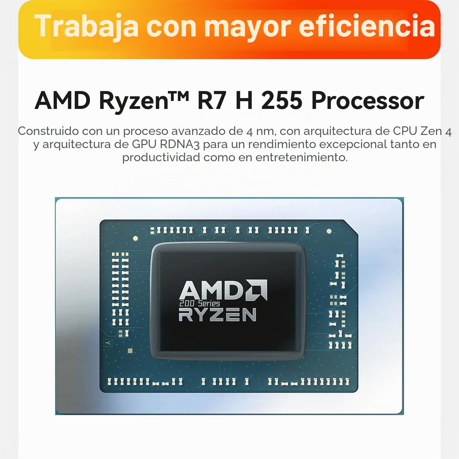 Beelink SER9 Pro Mini PC, AMD Ryzen R7 H255 (8C/16T, hasta 4,9 GHz), 24 GB de RAM LPDDR5X, SSD M.2 de 1 TB, Mini PC 4K a 240 Hz, Triple Pantalla 4K (HDMI/DP/USB 4), Bluetooth 5.2, Wi-Fi 6, 2,5 GbE