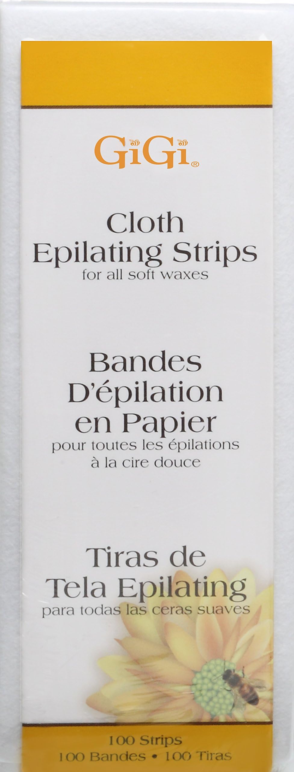 GiGi Cloth Epilating Strips, Small, 100 Strips