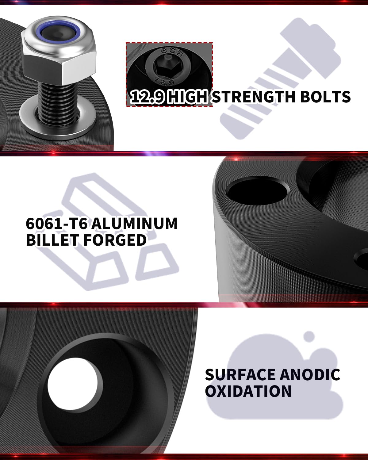 Leveling Lift Kits Kompatibel mit F150, 3 Zoll vorne + 2 Zoll hinten Strebe Abstandshalter Nivellierset für 2004-2019 F150 2WD 4WD